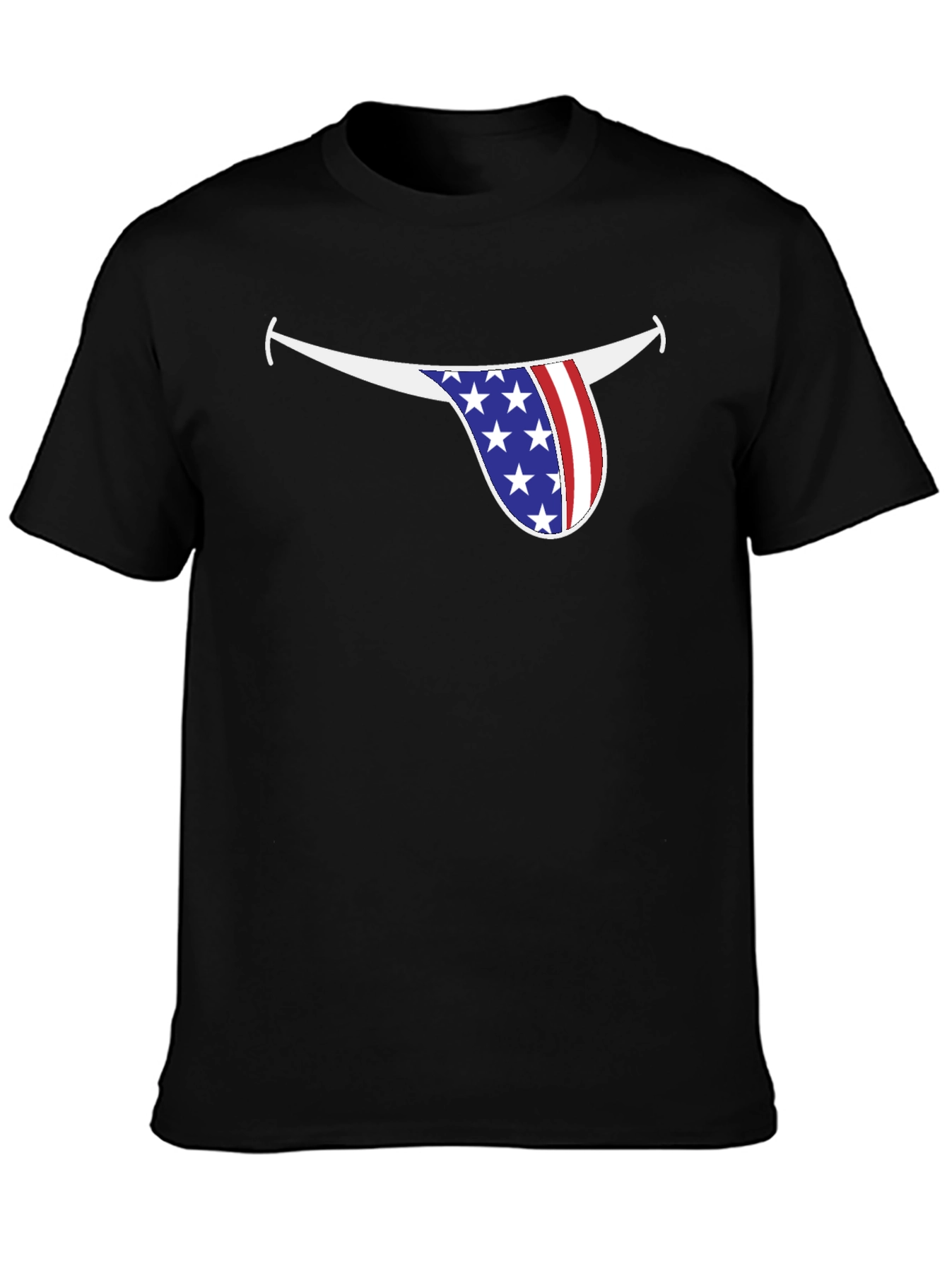 American Flag Tongue Graphic Tee