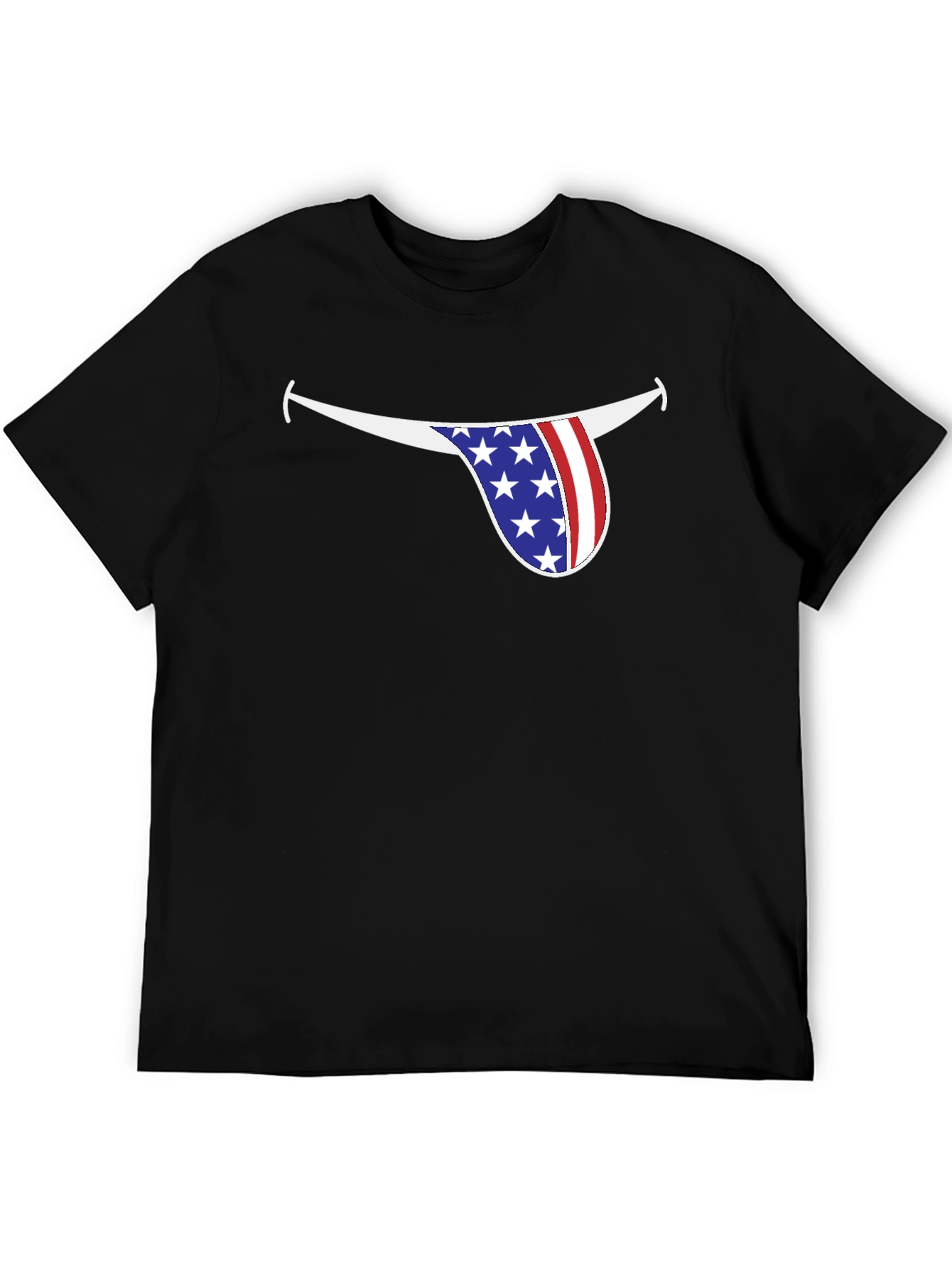 American Flag Tongue Graphic Tee