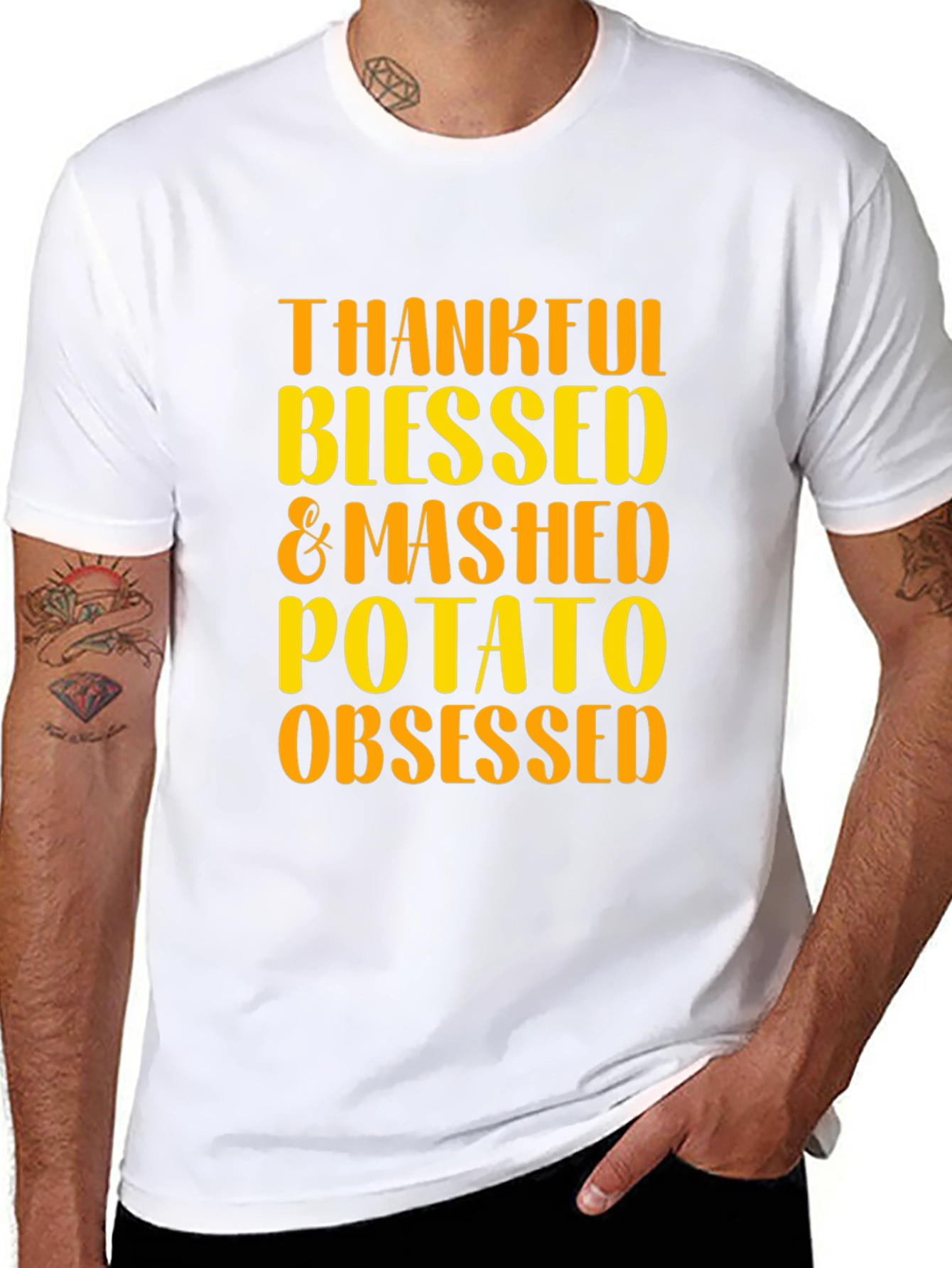 Thanksgiving Mashed Potato Obsessed T-Shirt