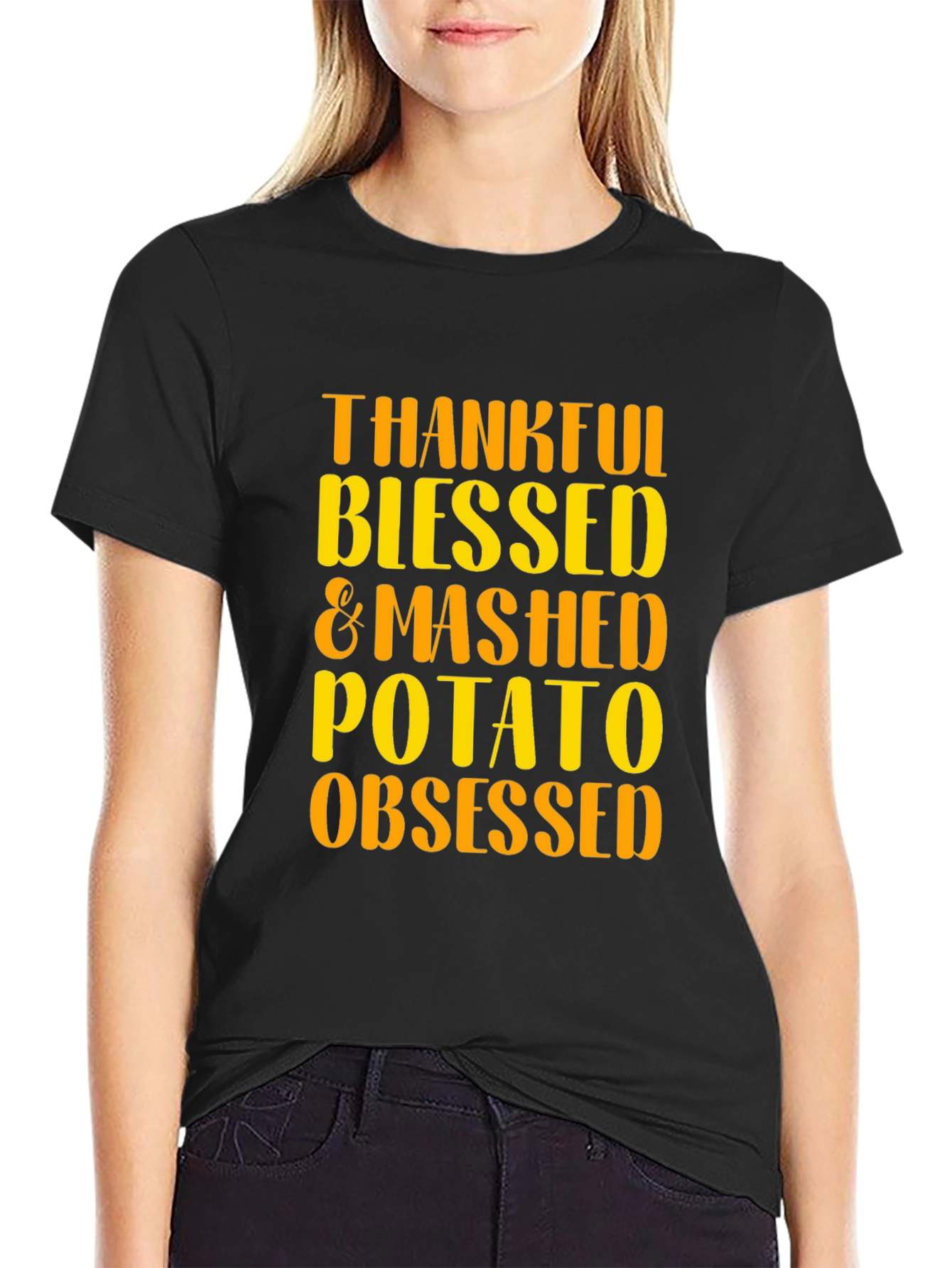 Thanksgiving Mashed Potato Obsessed T-Shirt