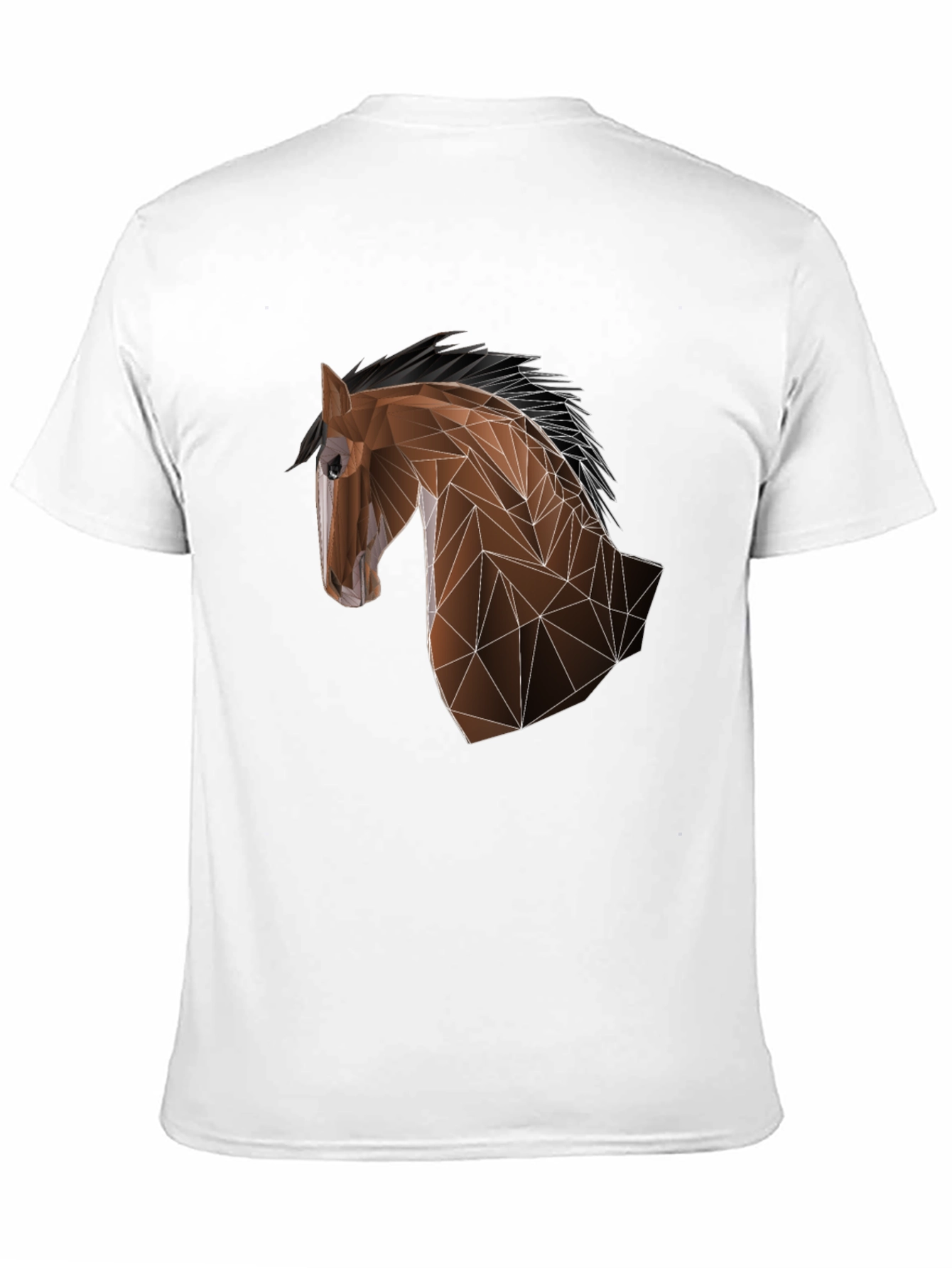 Geometric Horse Tee - Modern Artistic Design