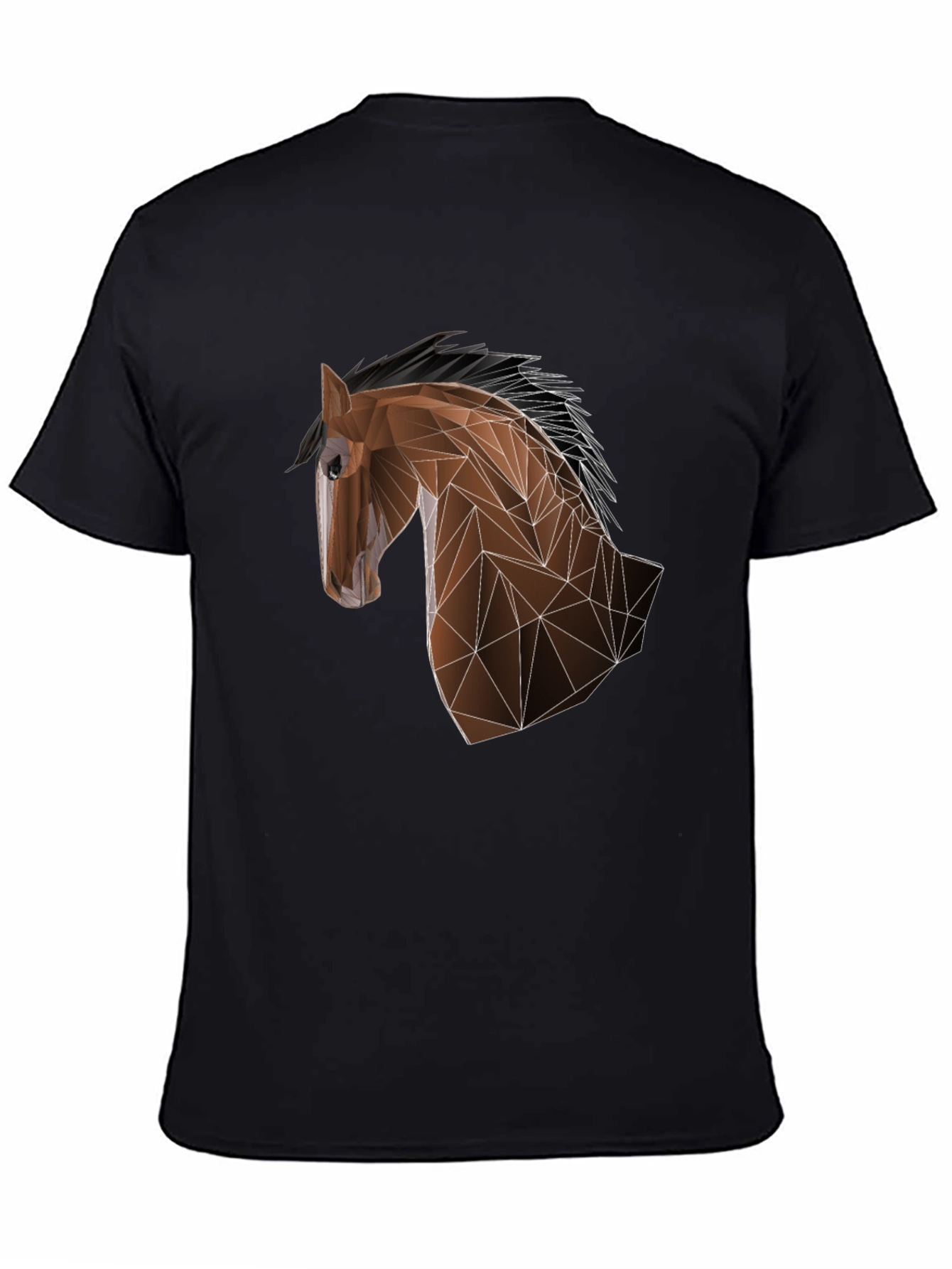 Geometric Horse Tee - Modern Artistic Design