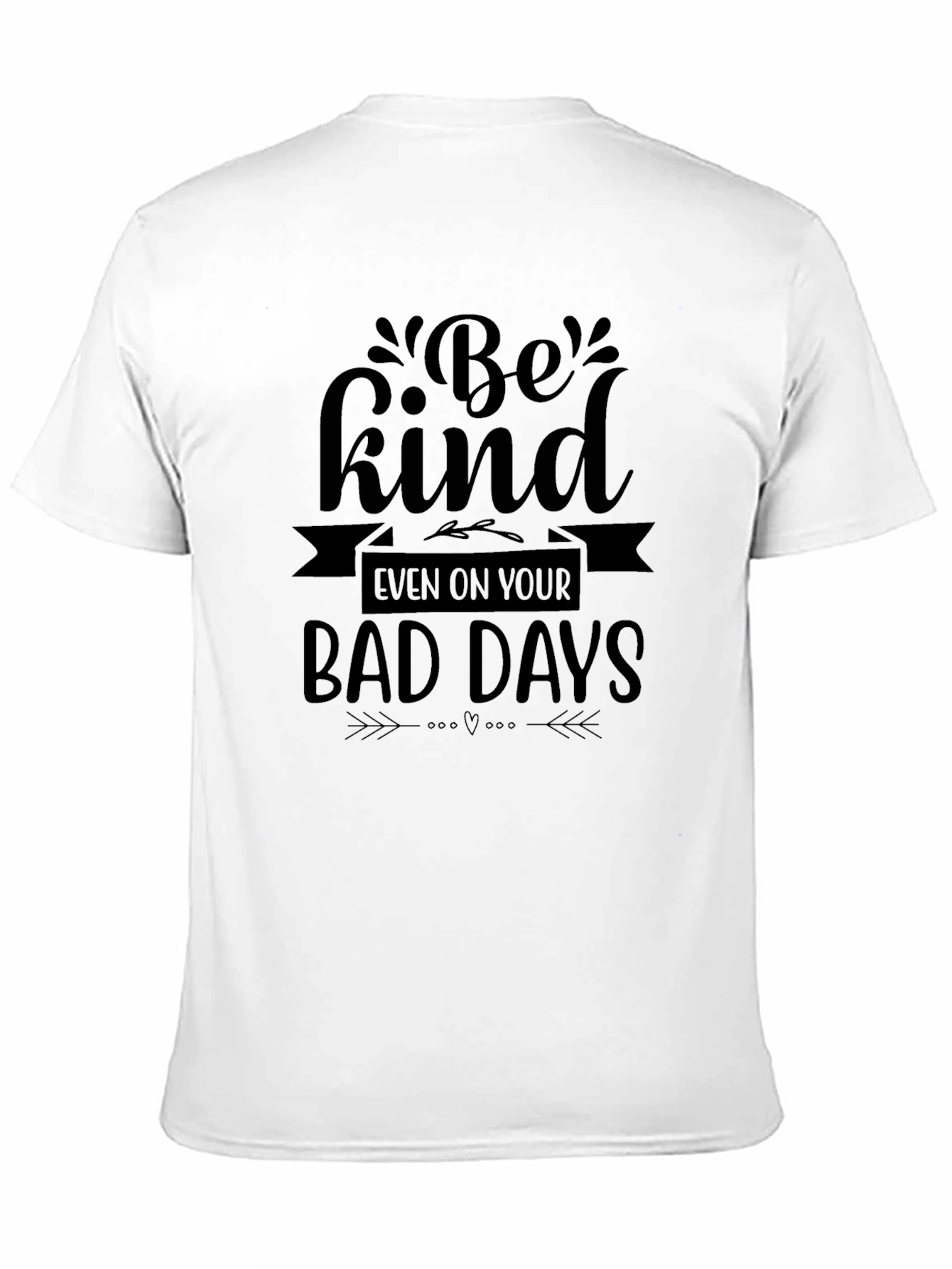 Be Kind Graphic Tee - Black Casual T-Shirt