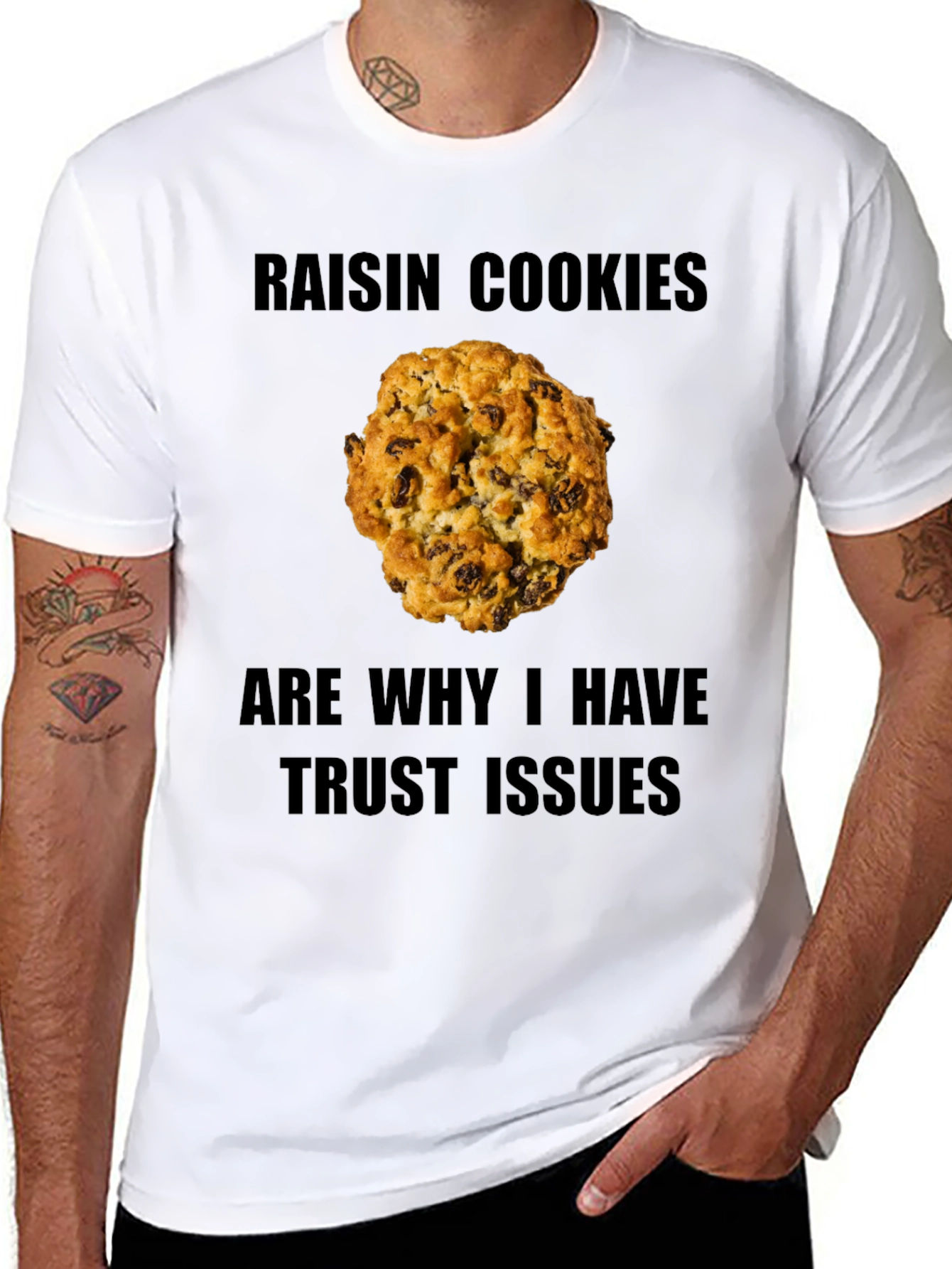 Raisin Cookie Trust Issues T-Shirt