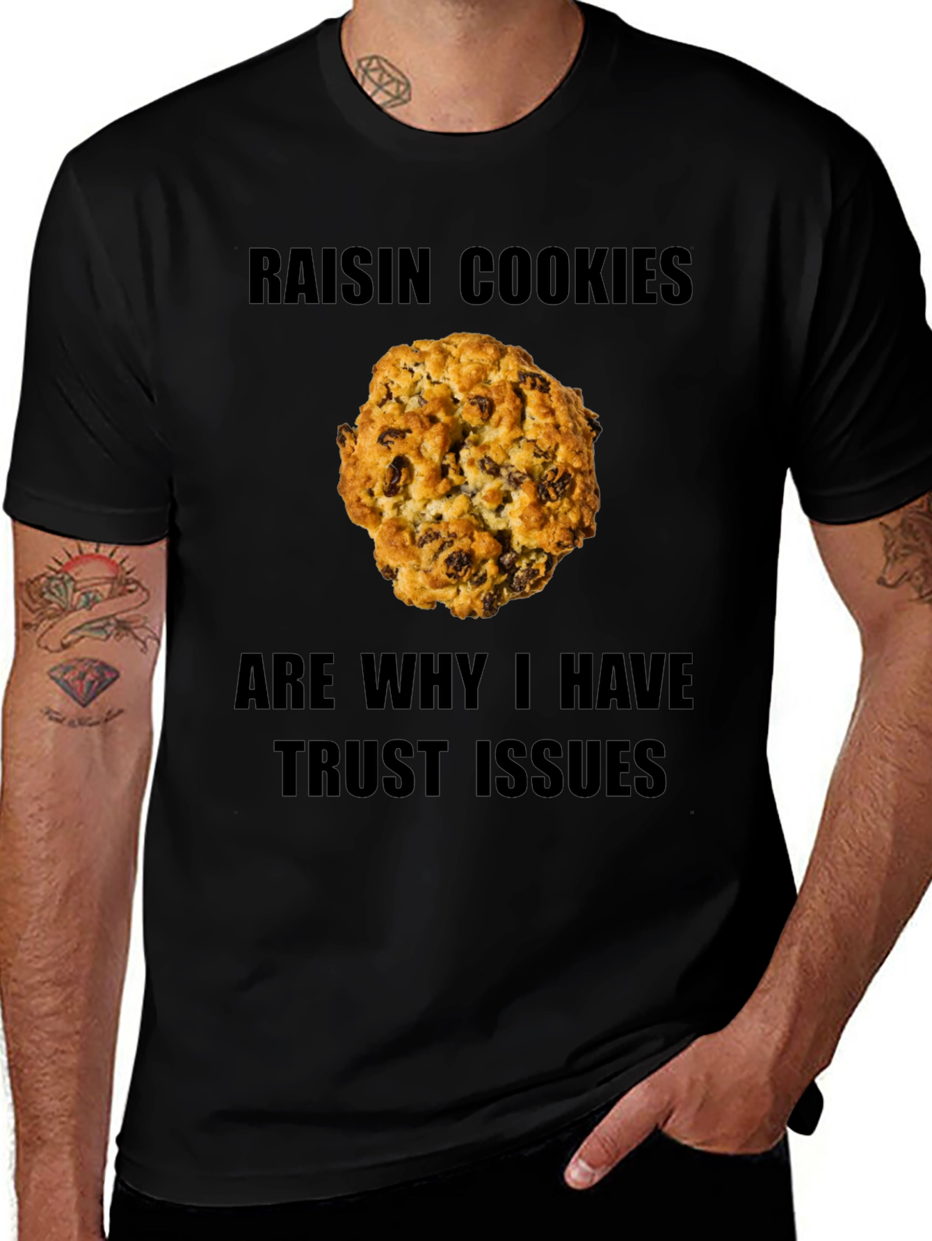 Raisin Cookie Trust Issues T-Shirt