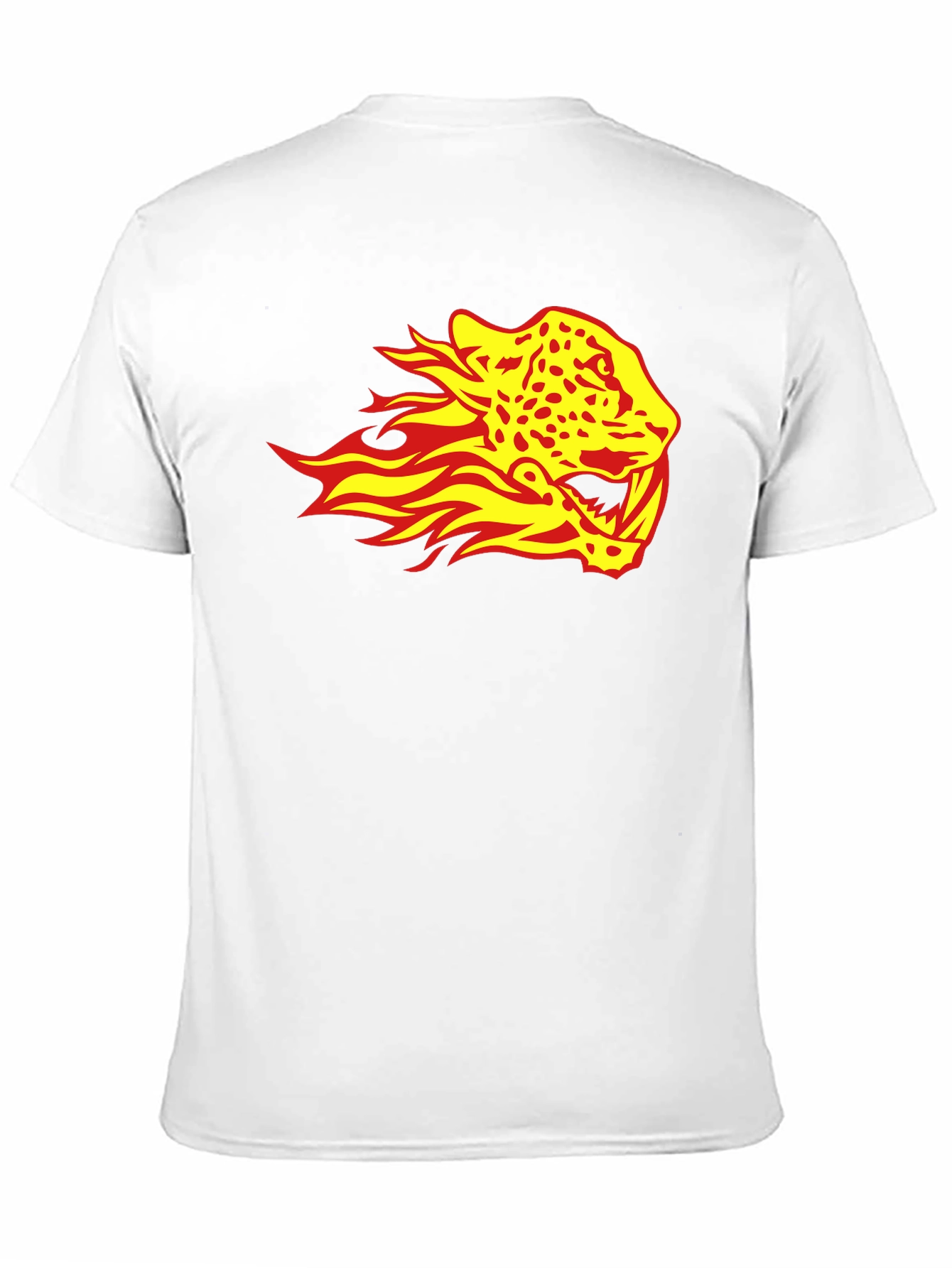 Fiery Jaguar Graphic Tee - Black