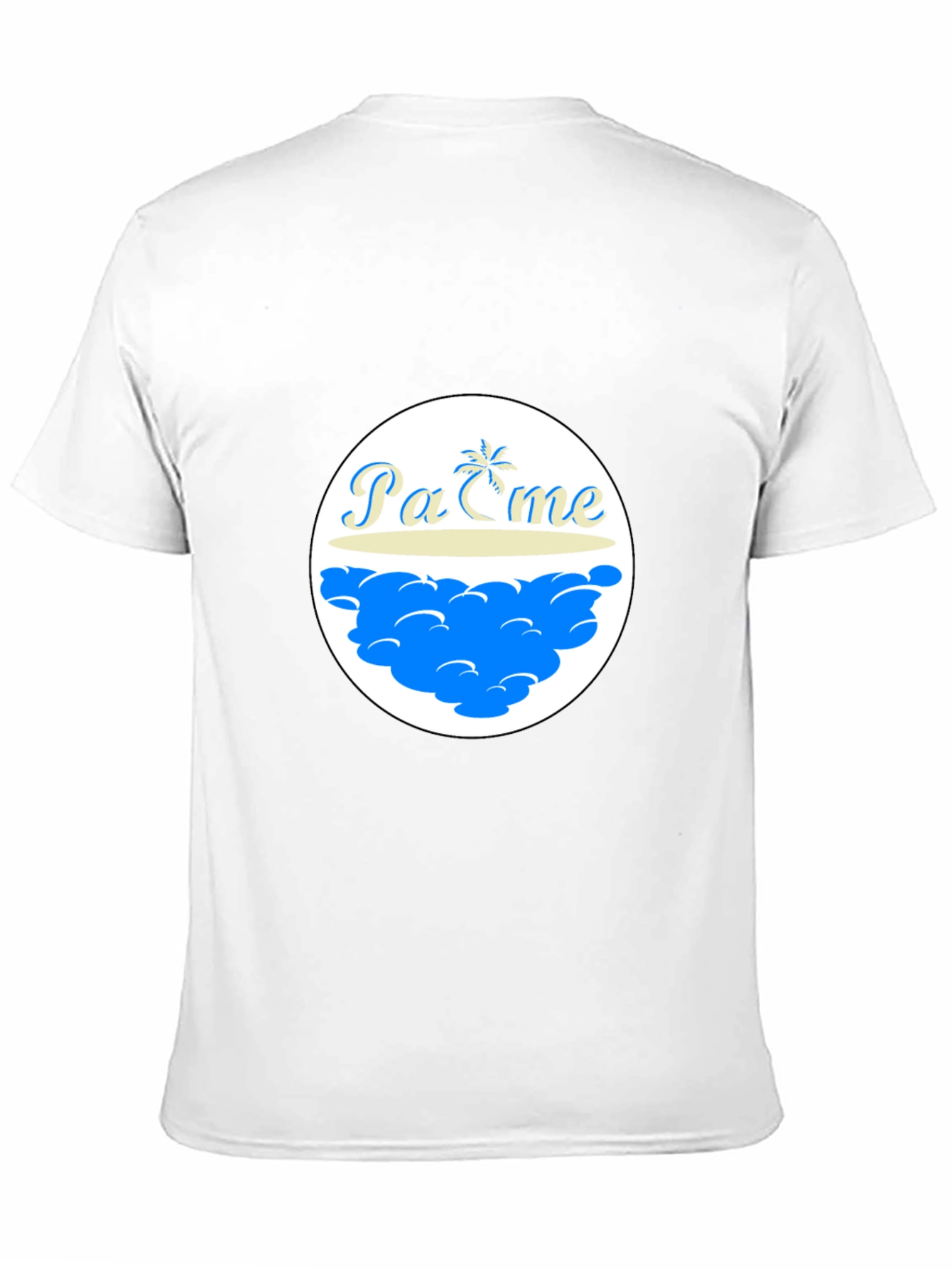 Island Graphic Tee - Black Cotton Shirt