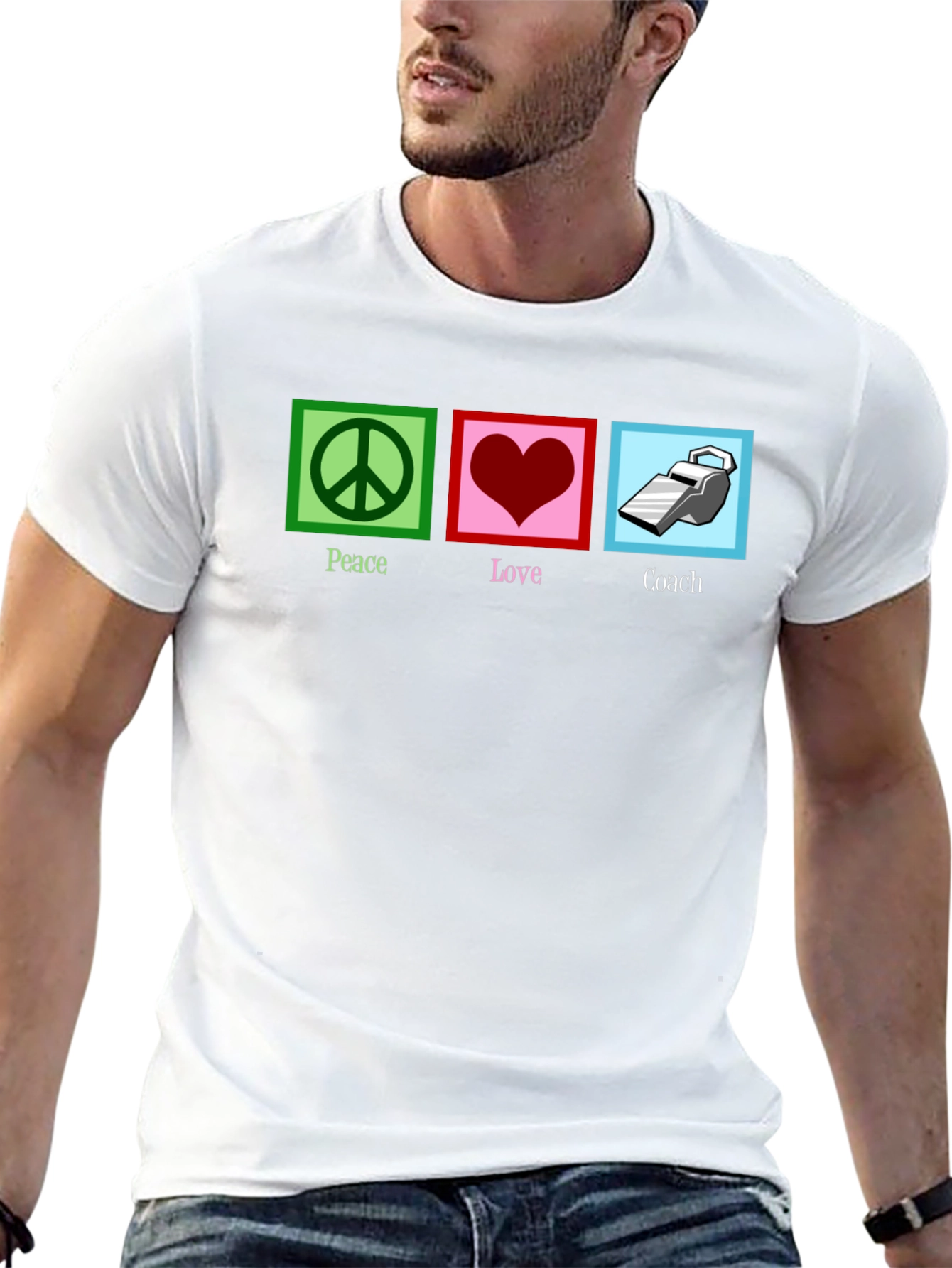 Peace Love Coach T-Shirt