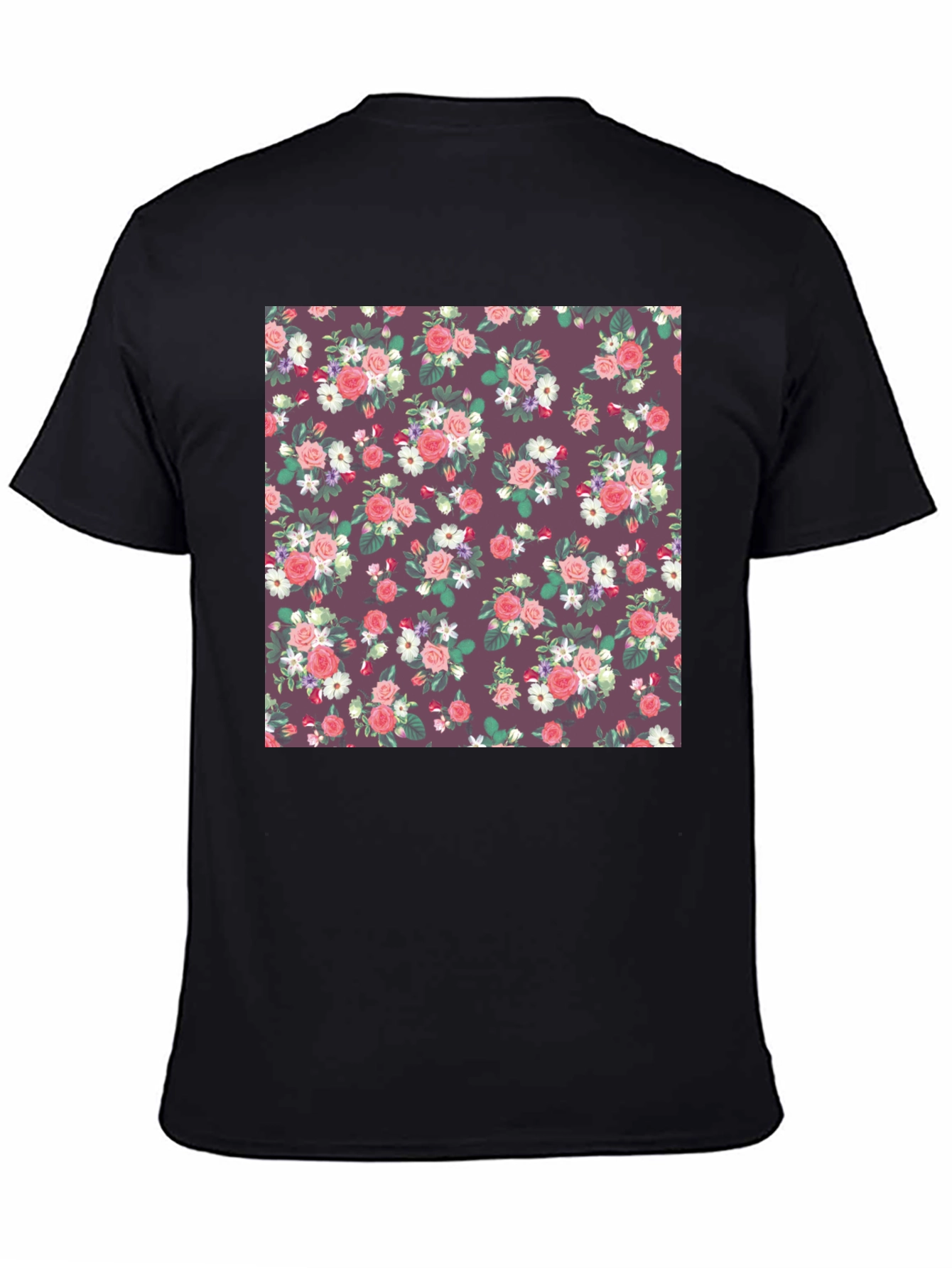 Floral Print T-Shirt - Stylish and Comfortable
