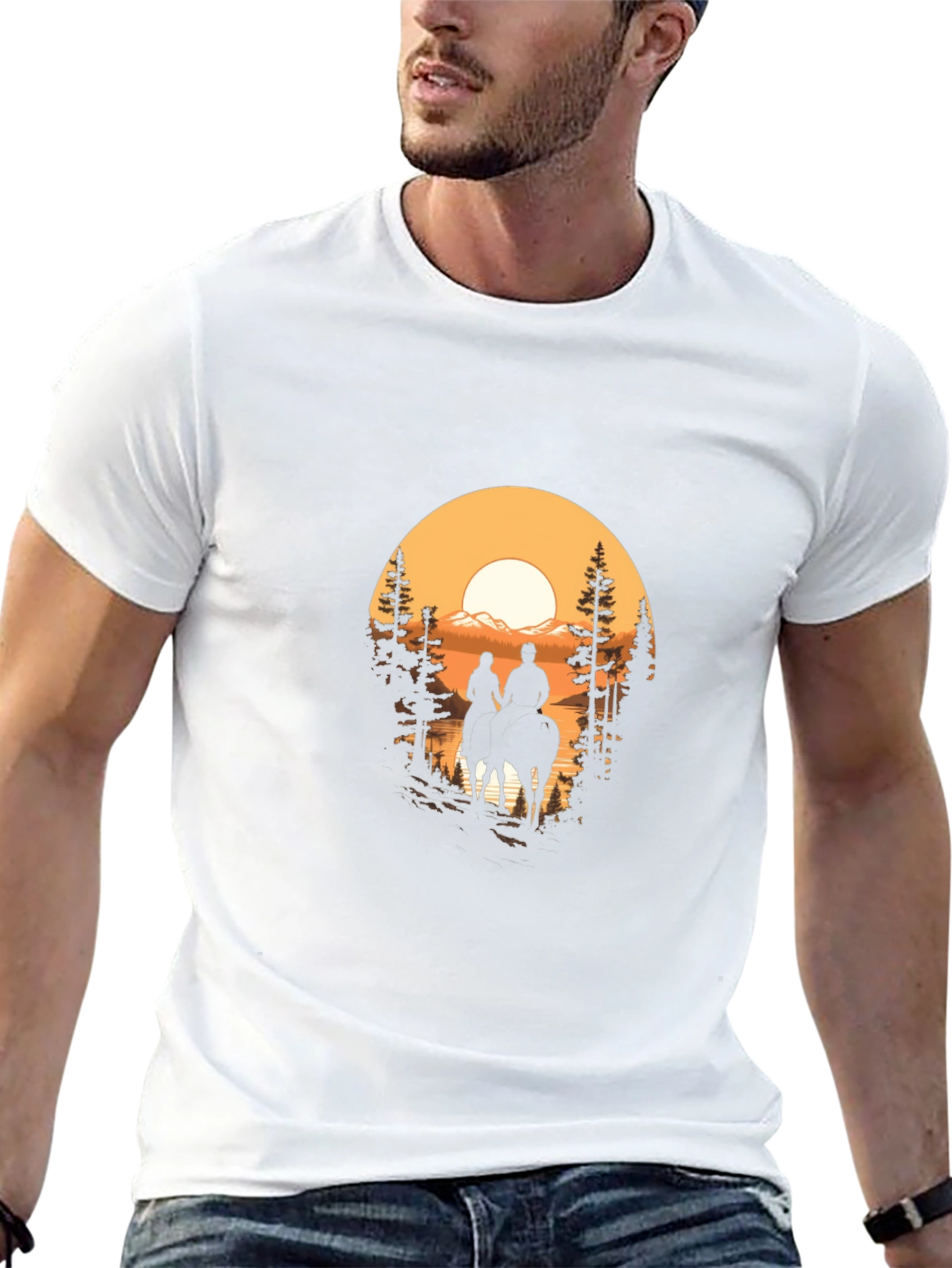 Sunset Ride Graphic T-Shirt