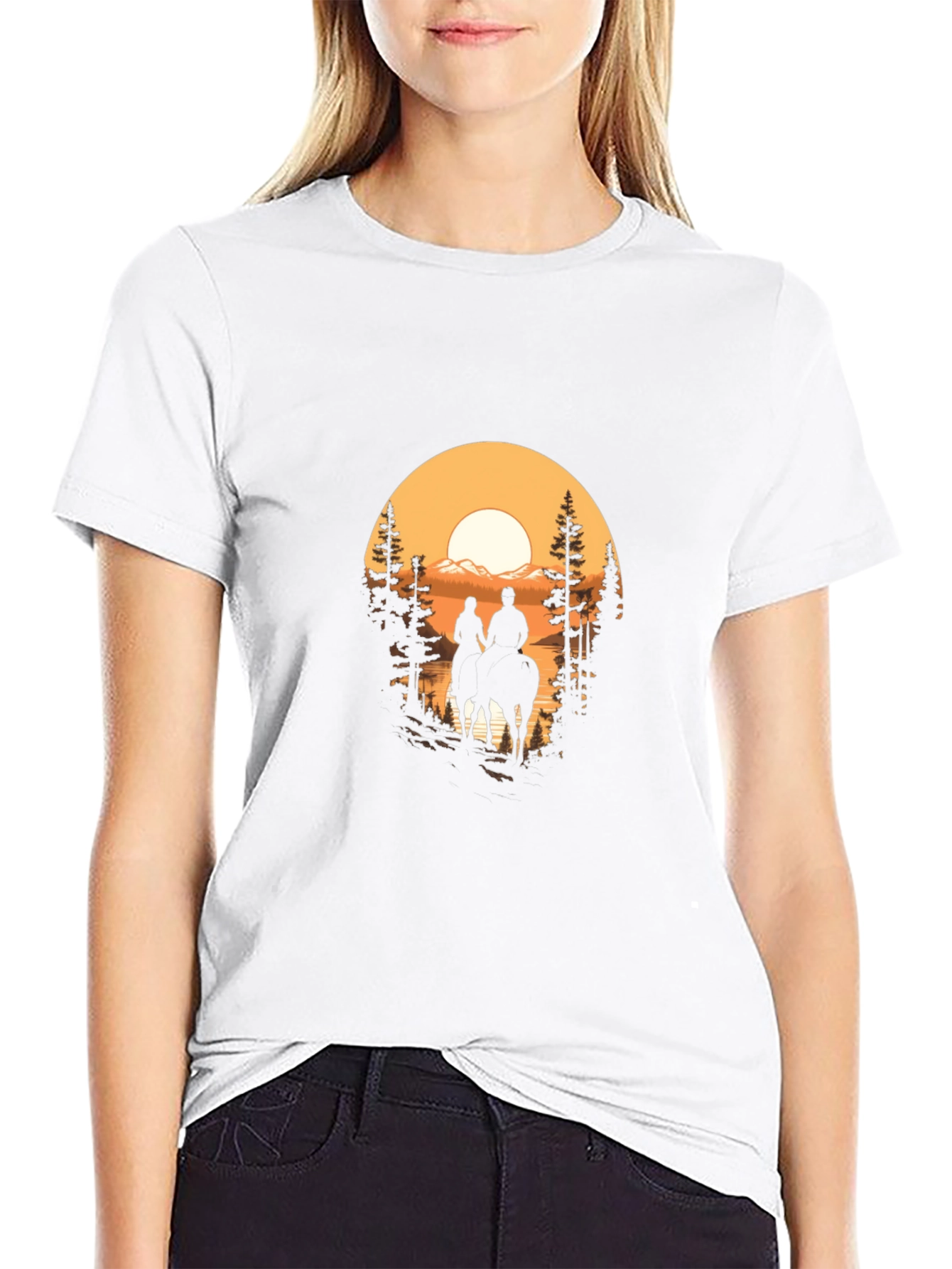 Sunset Ride Graphic T-Shirt