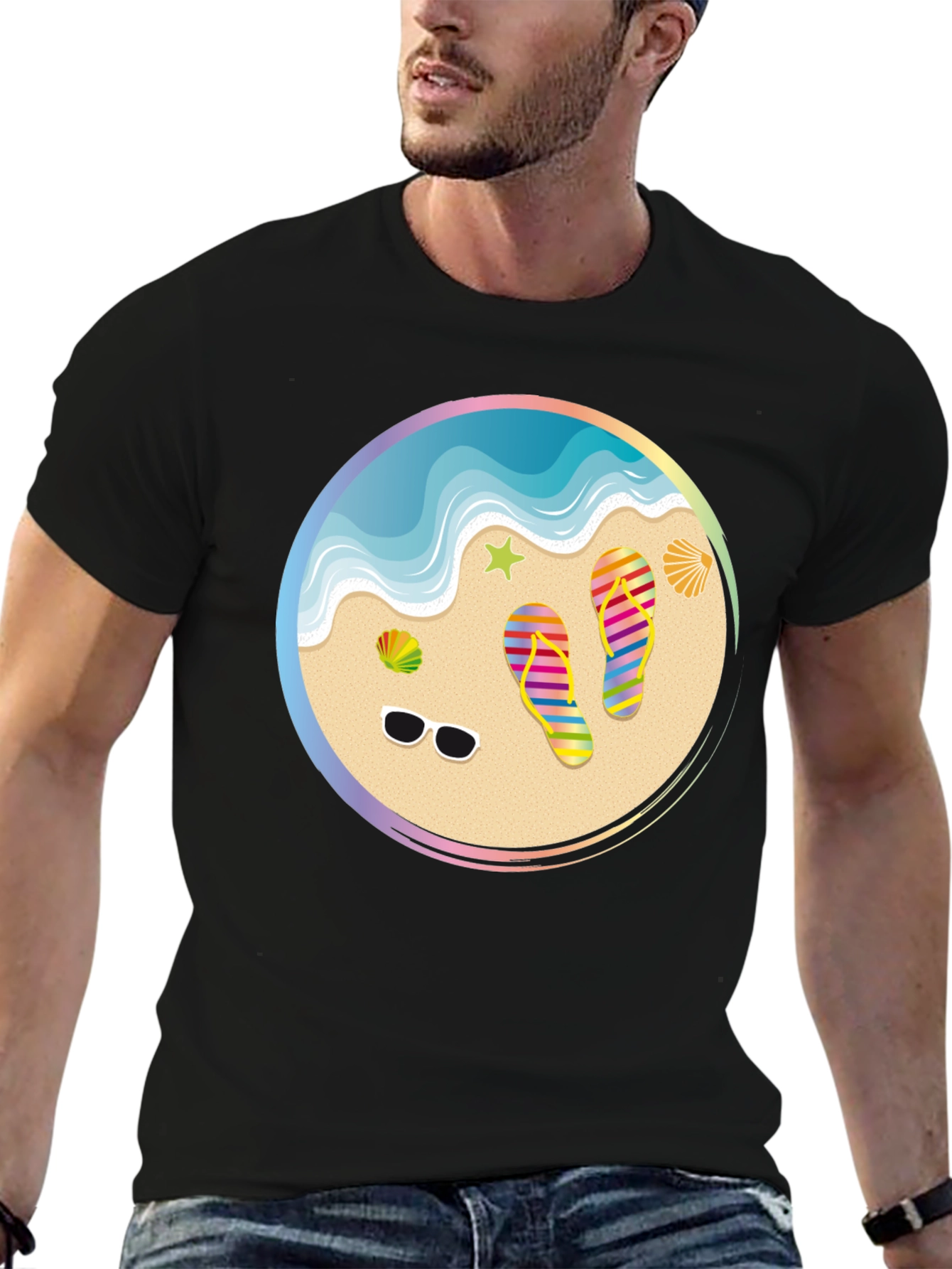 Beach Vibes Graphic Tee - Summer Ready!