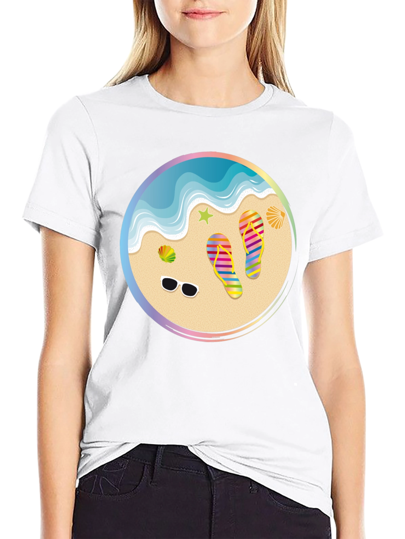 Beach Vibes Graphic Tee - Summer Ready!