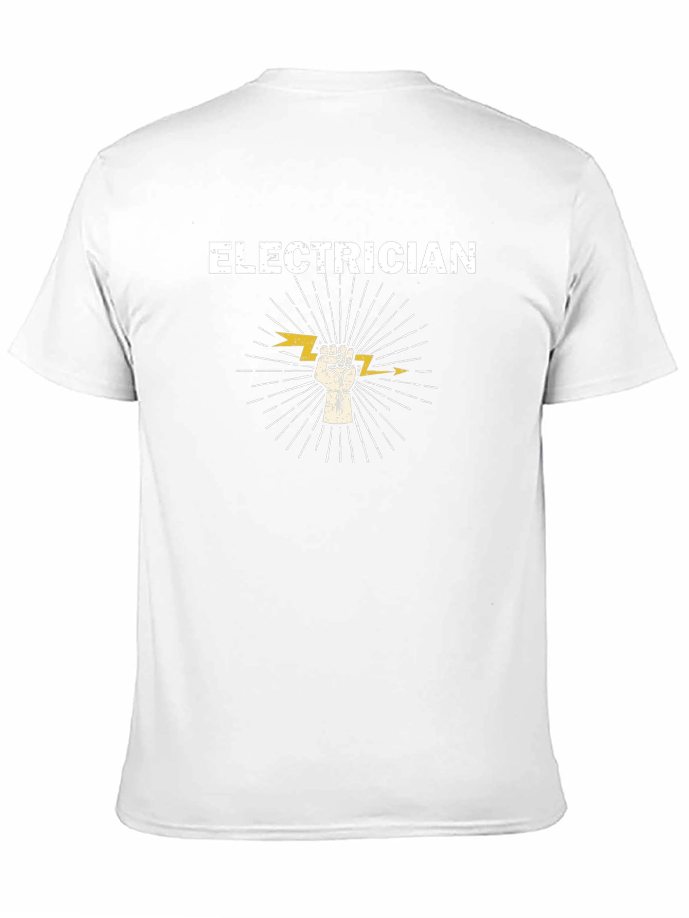 Electrician Power Fist T-Shirt - Bold Graphic Tee