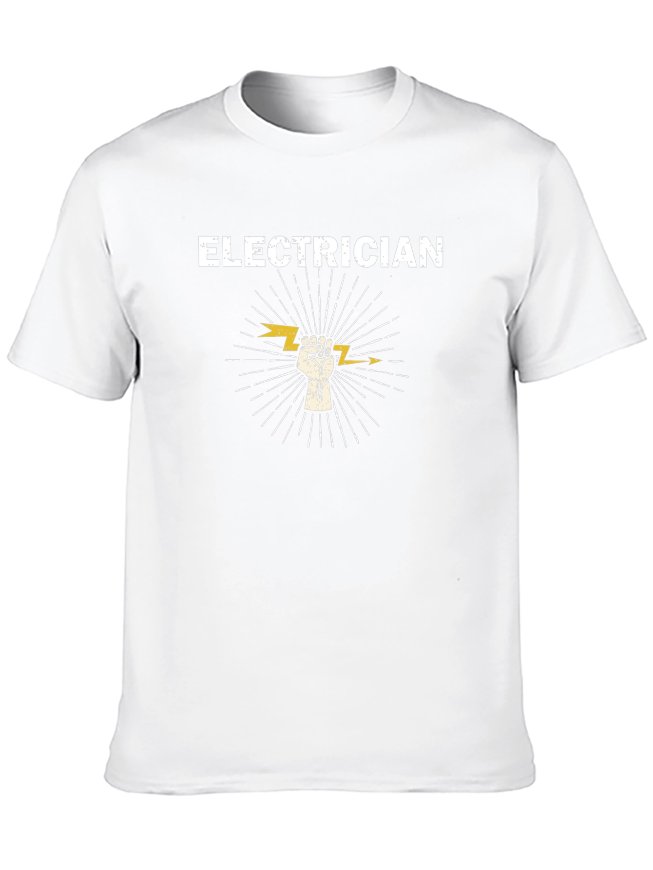 Electrician Power Fist T-Shirt - Bold Graphic Tee