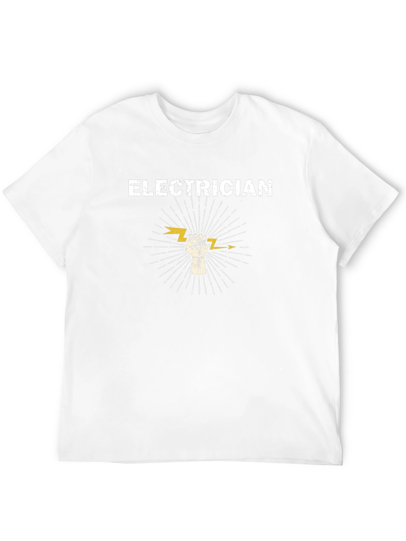 Electrician Power Fist T-Shirt - Bold Graphic Tee