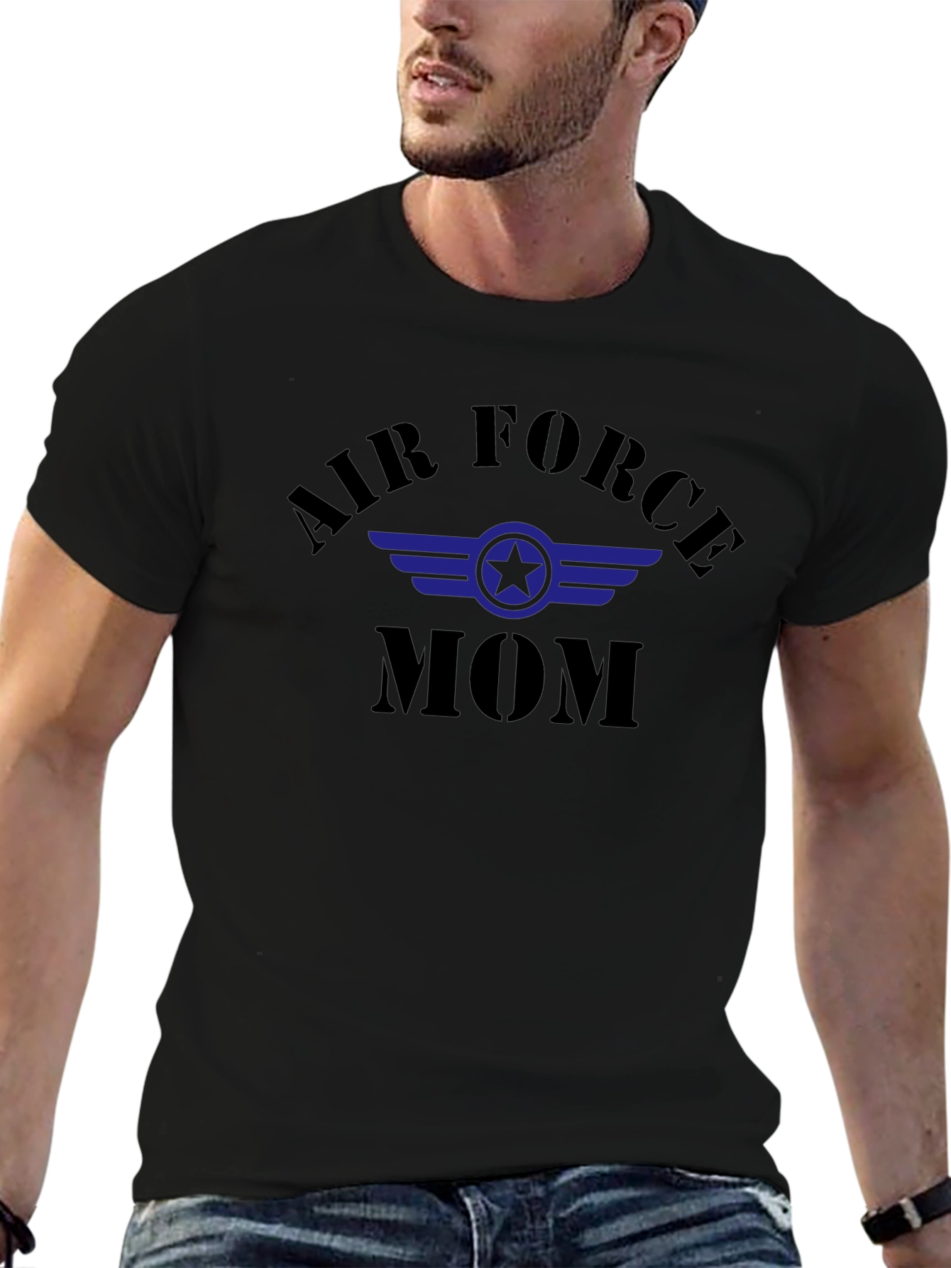 Air Force Mom Graphic T-Shirt - Military Pride