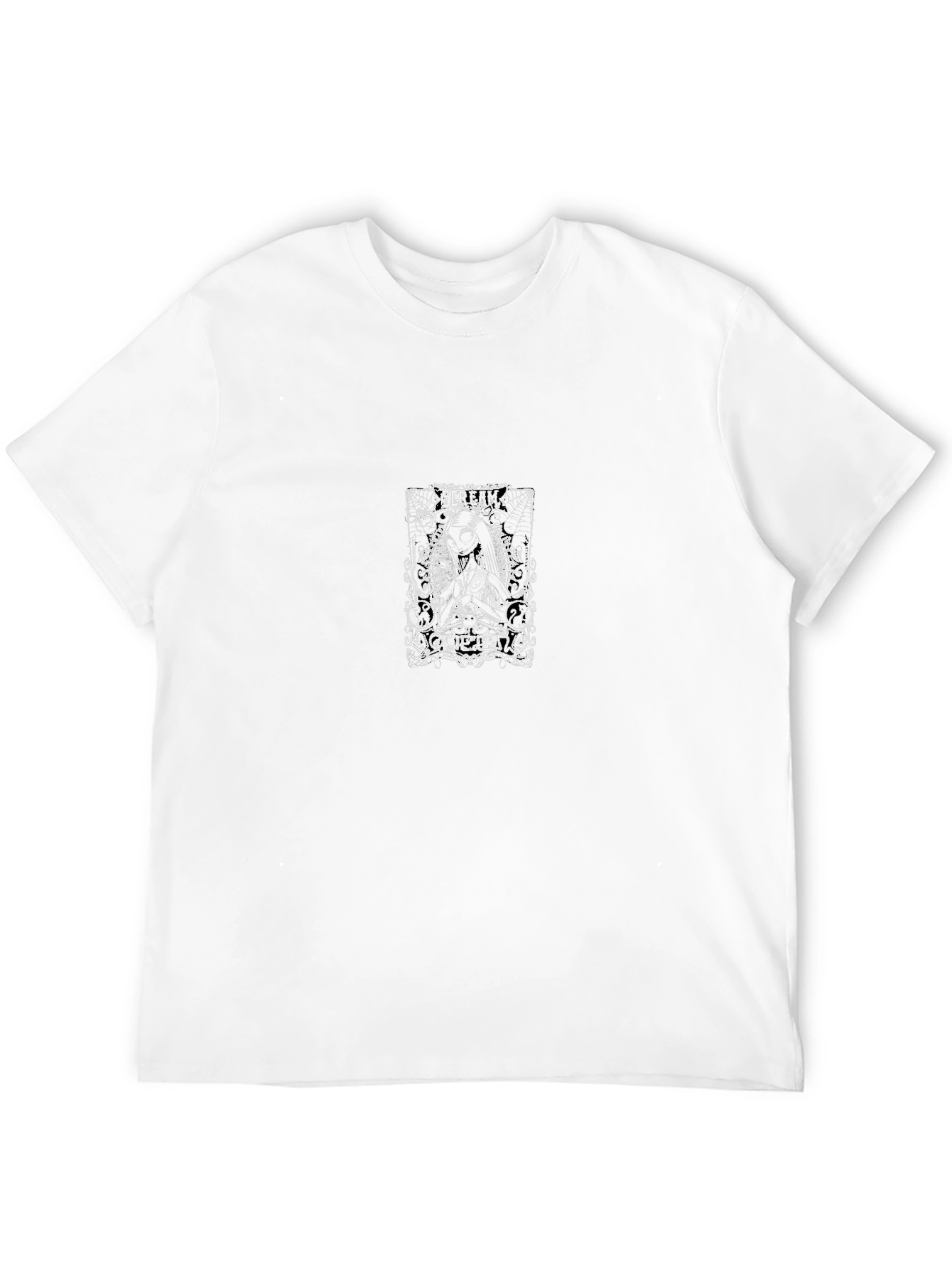 Black Graphic T-Shirt with Unique Design