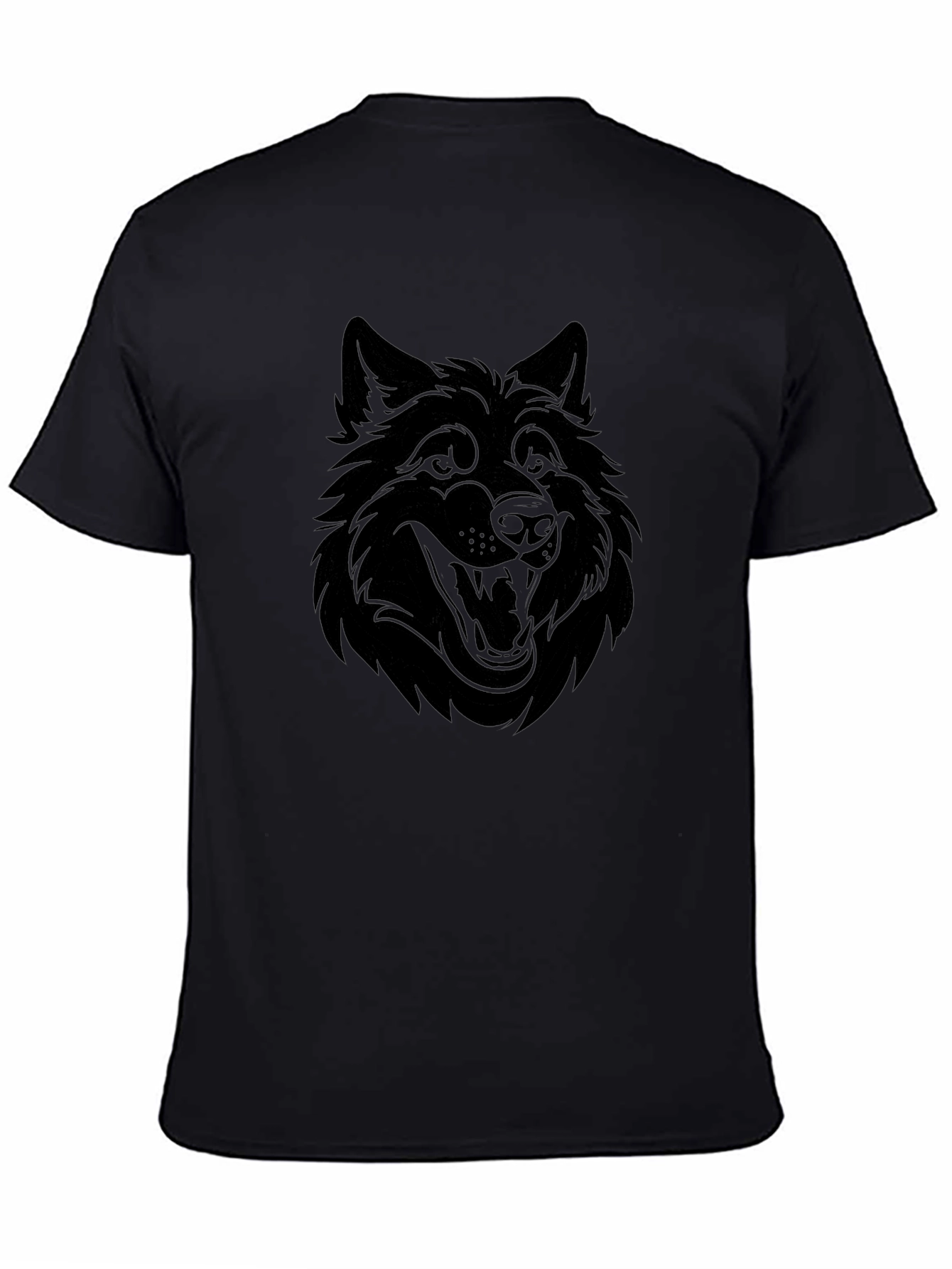 Wolf Graphic Black T-Shirt