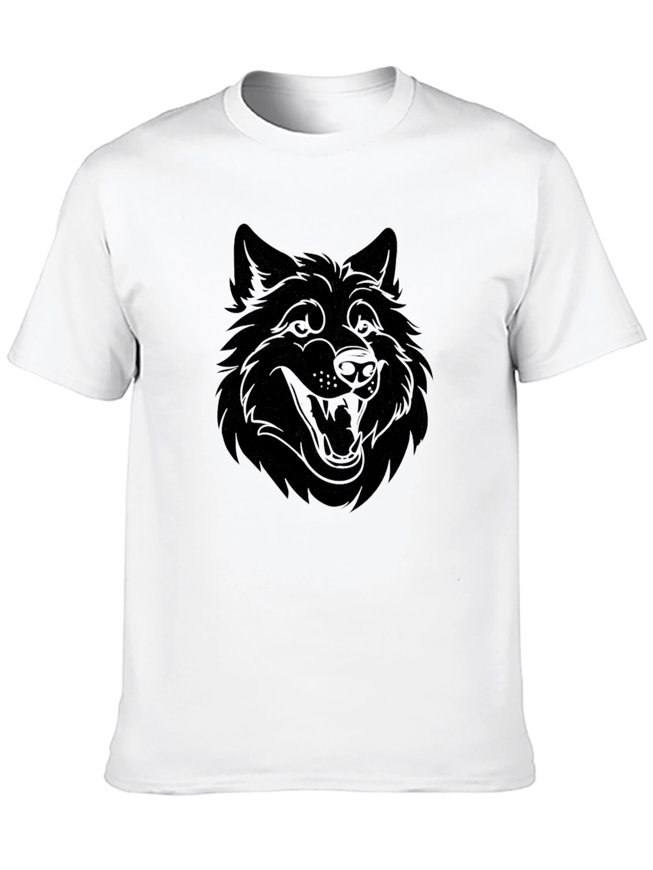 Wolf Graphic Black T-Shirt
