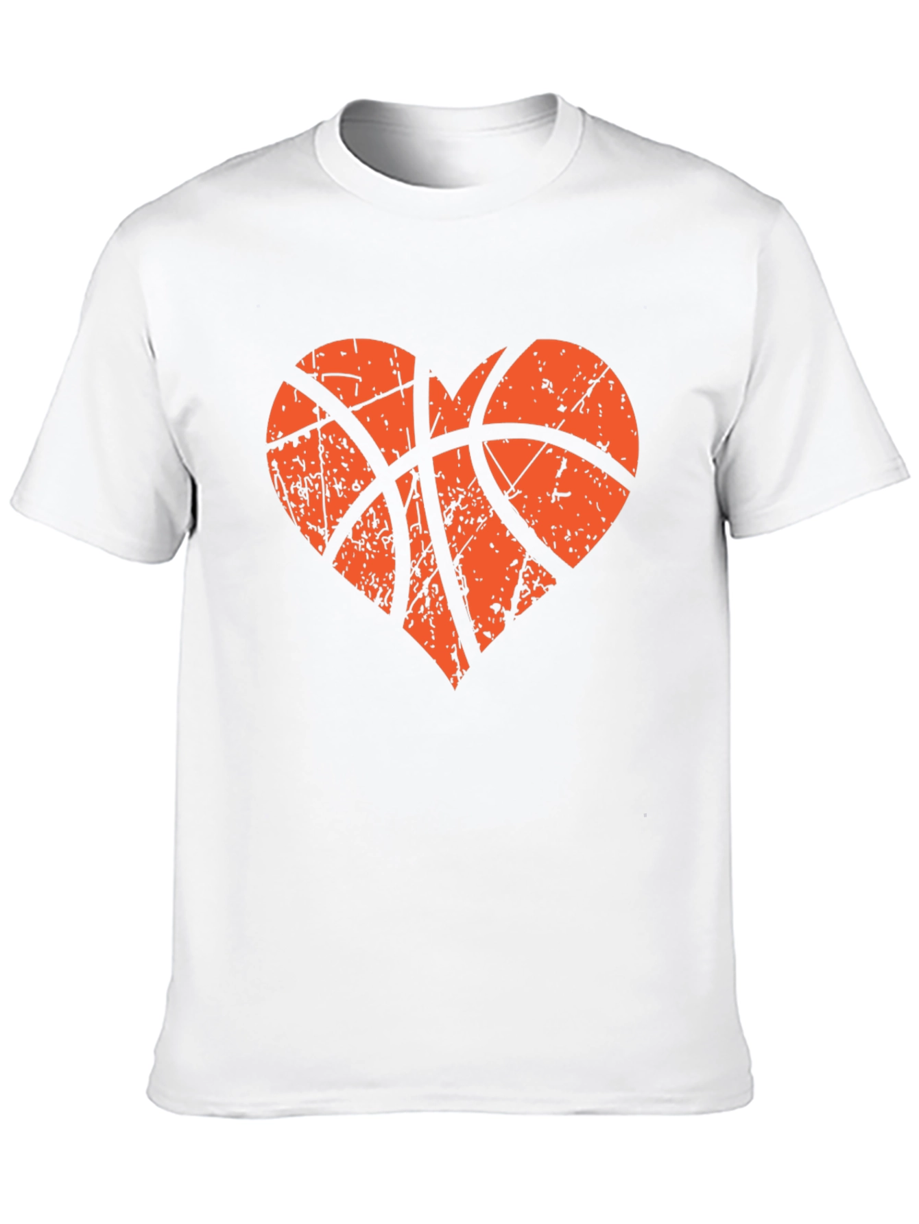 Basketball Heart Graphic Tee - Love the Game!