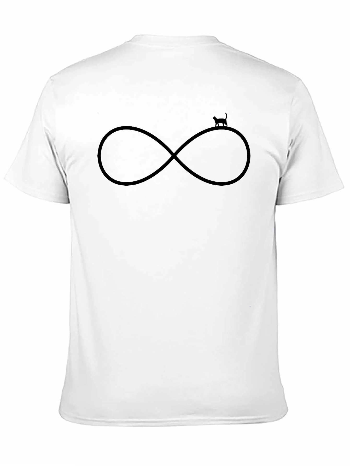 Infinity Cat Black T-Shirt