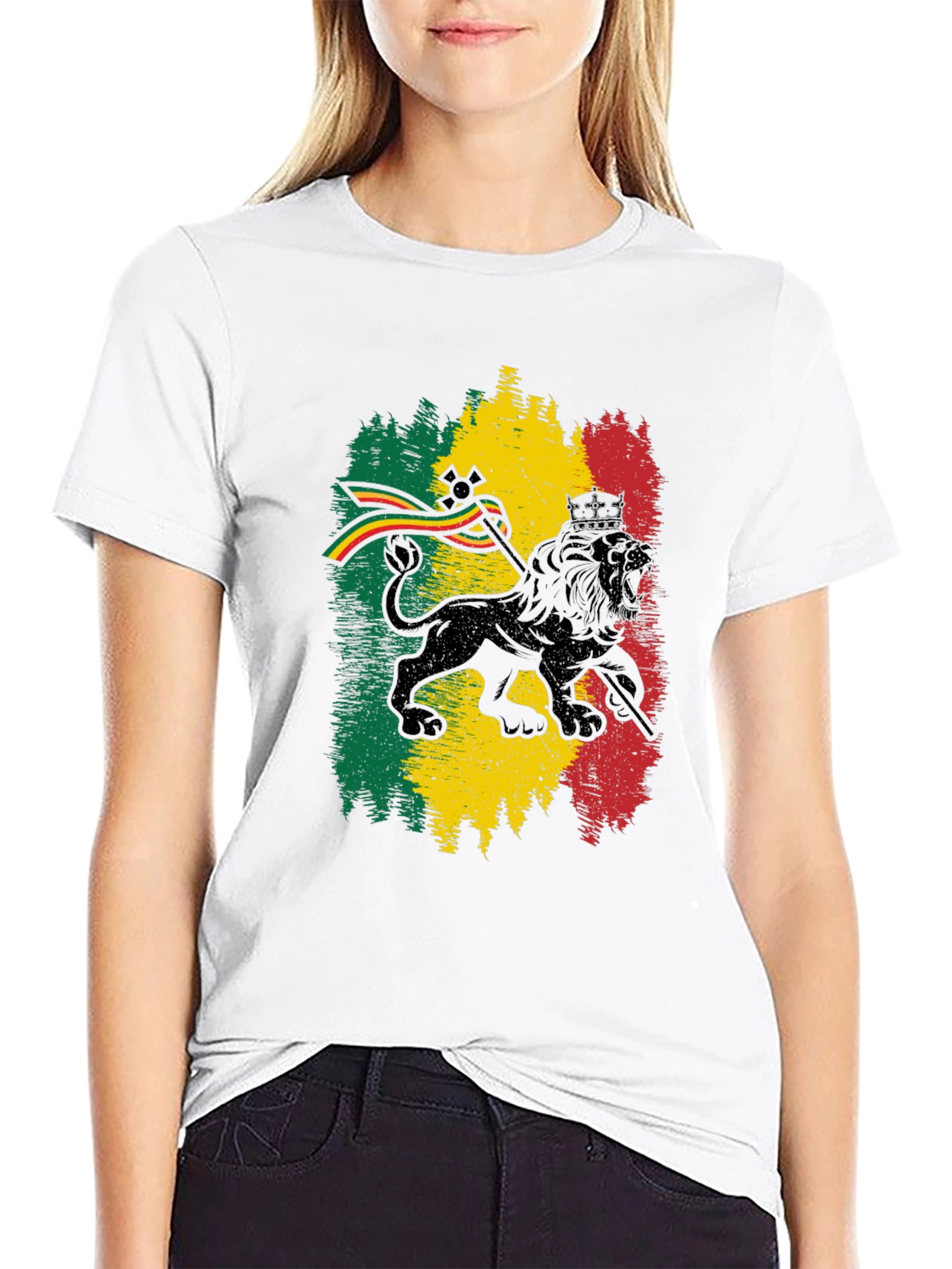 Rasta Lion T-Shirt - Reggae Inspired Tee