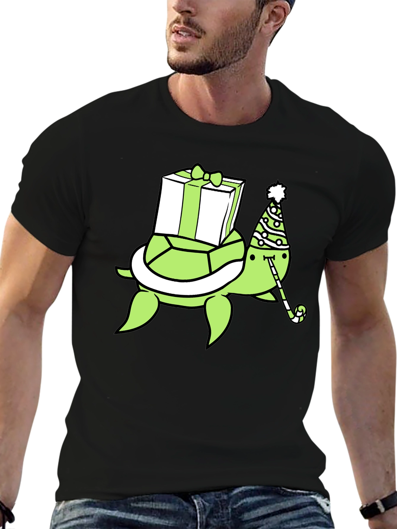 Festive Turtle Gift T-Shirt