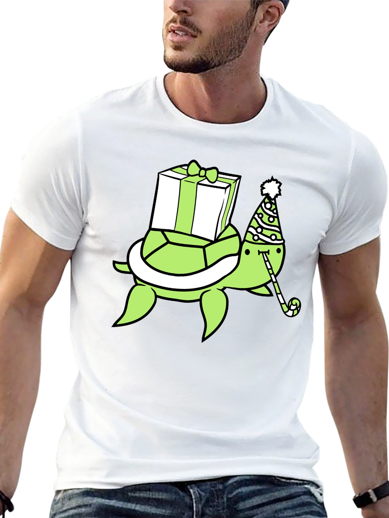 Festive Turtle Gift T-Shirt