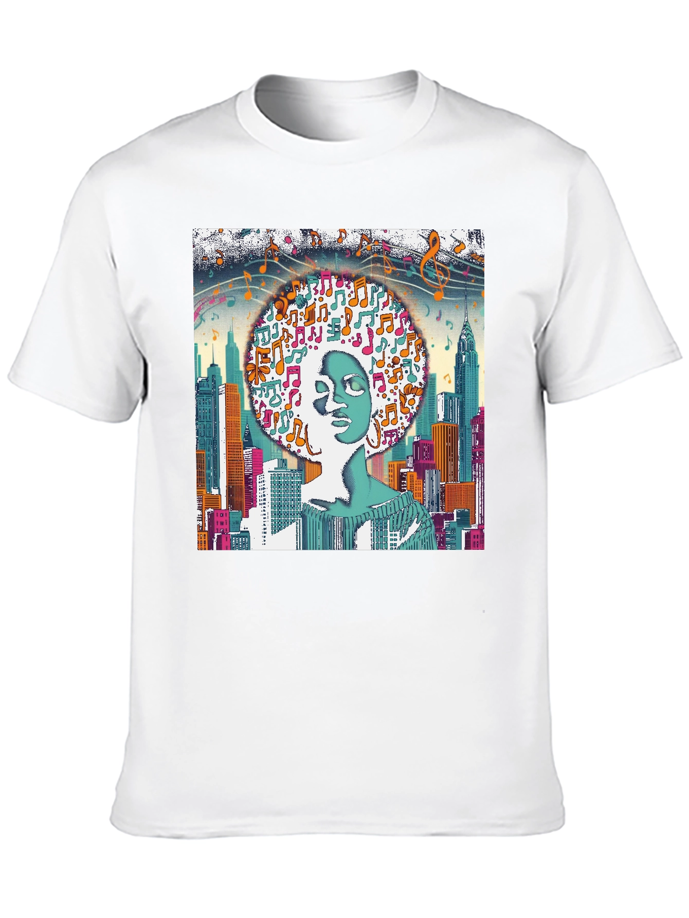 City Music Afro Graphic Tee