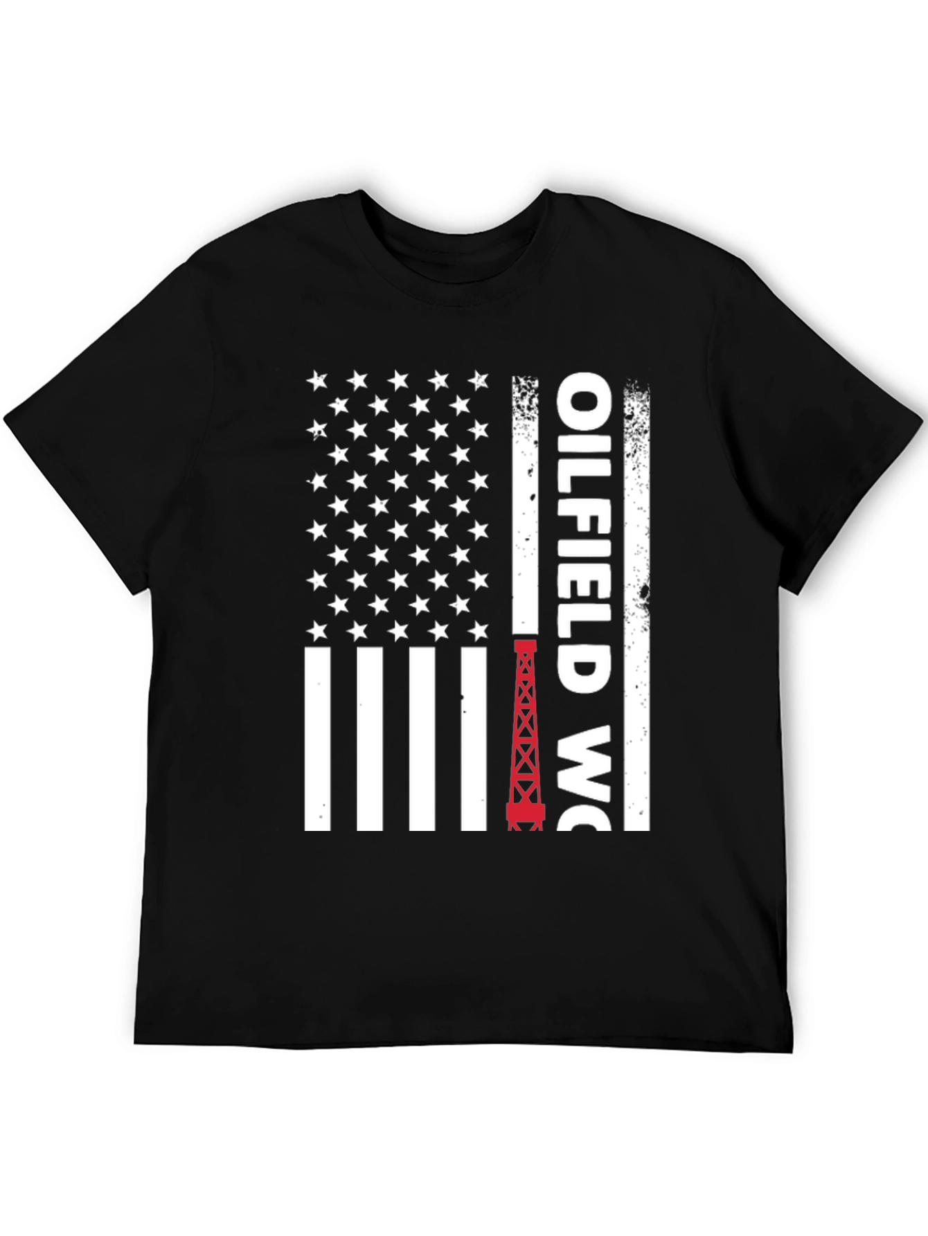 Oilfield Worker Patriotic T-Shirt