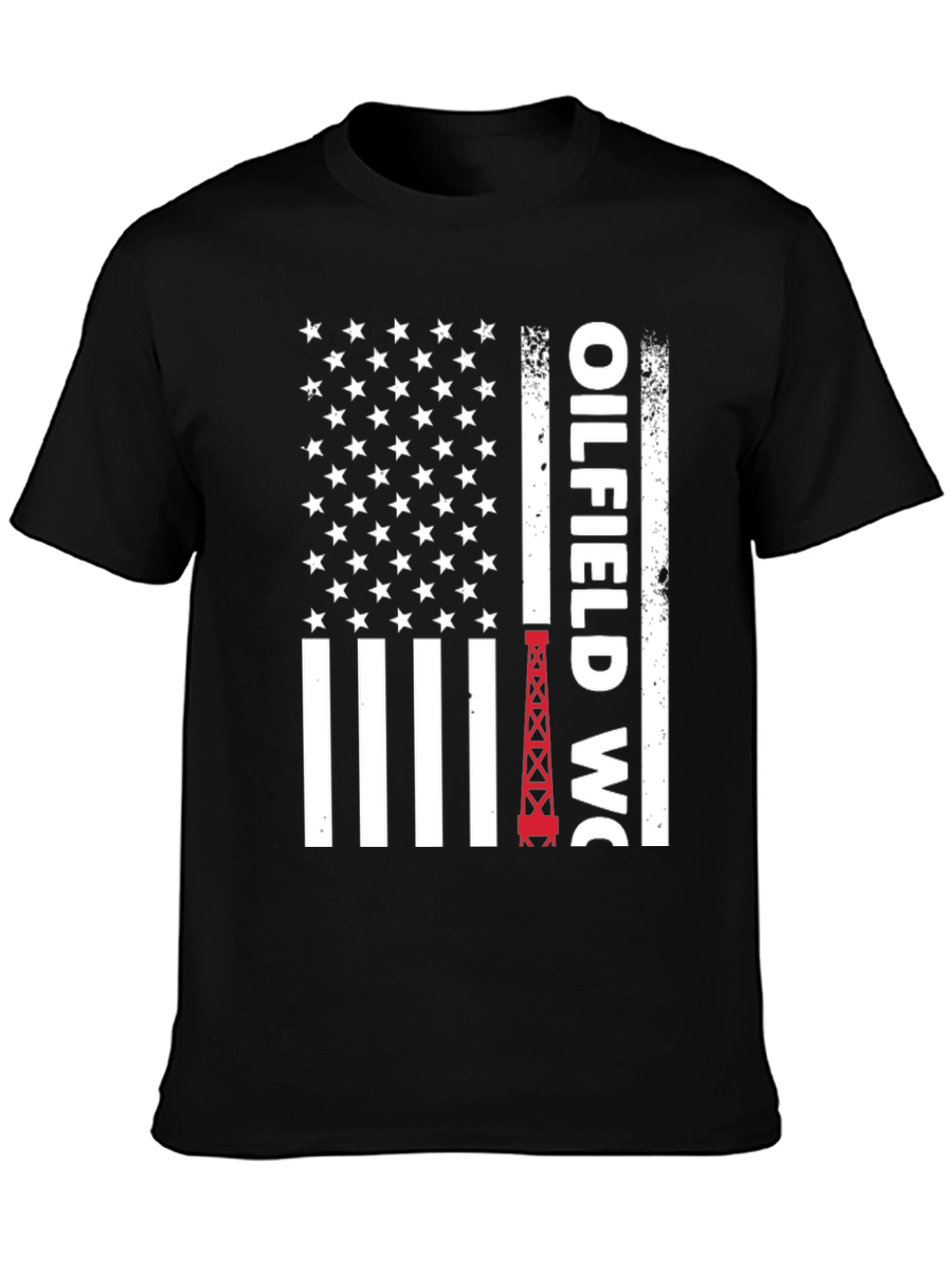 Oilfield Worker Patriotic T-Shirt