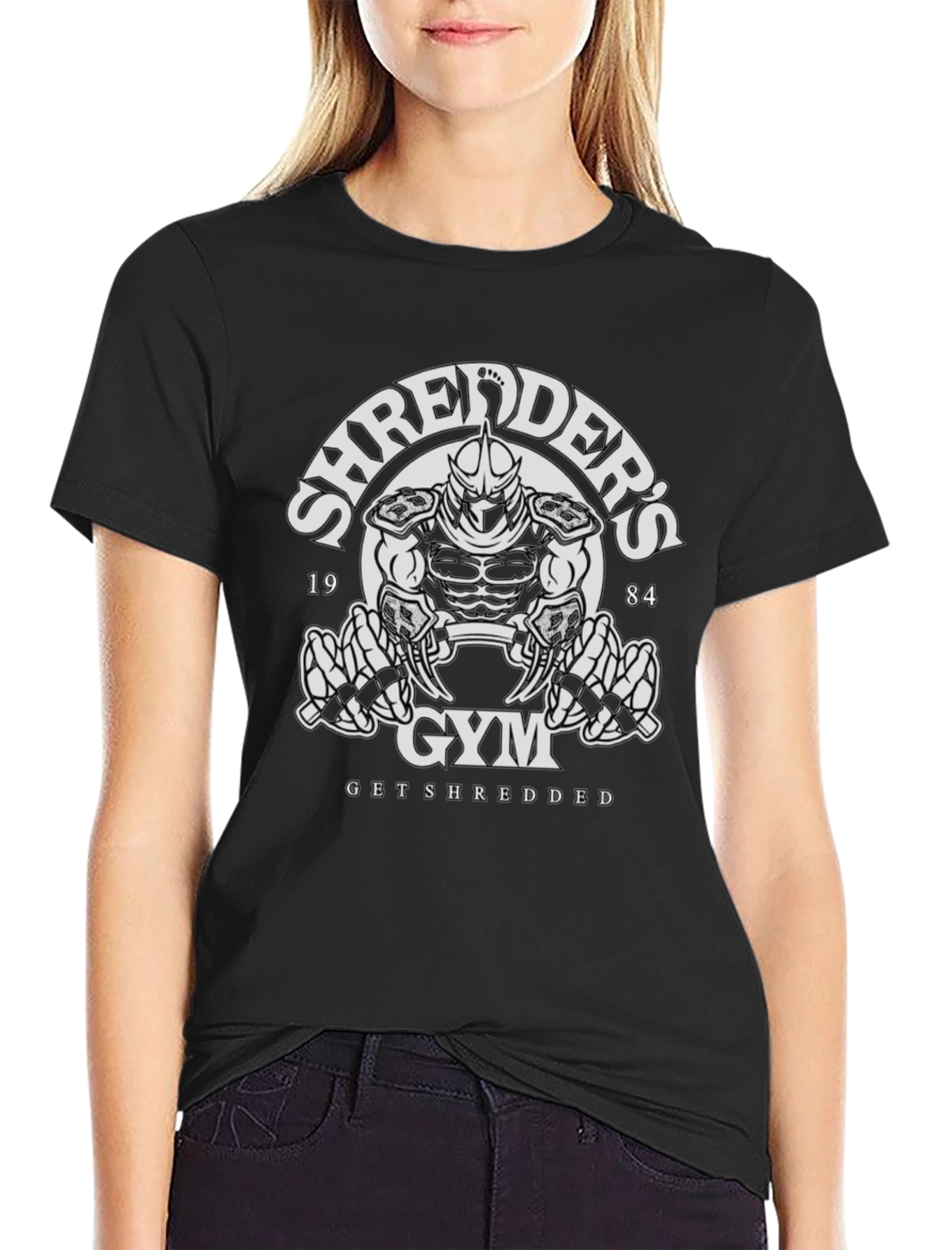 Shredders Gym Black T-Shirt - Get Shredded!