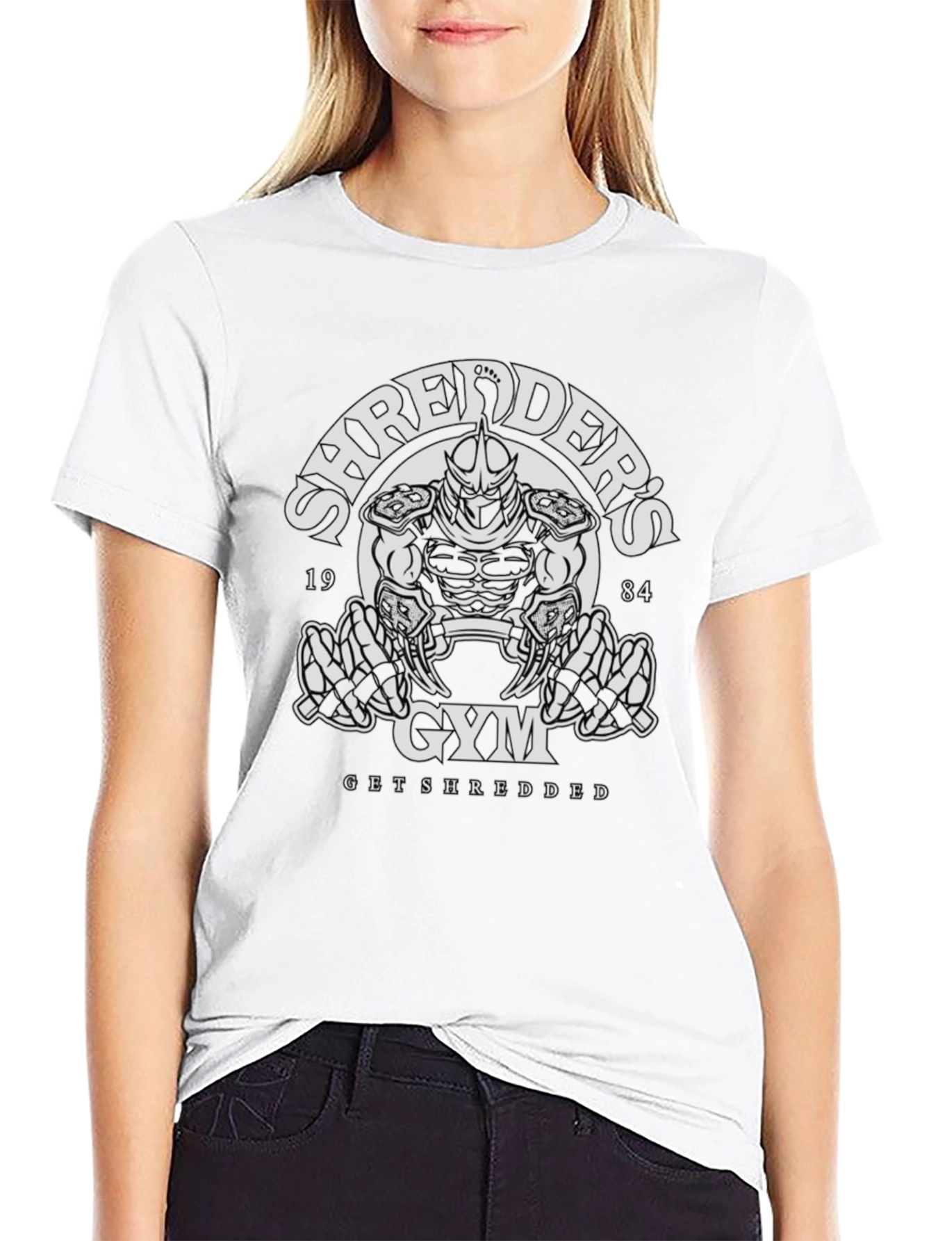 Shredders Gym Black T-Shirt - Get Shredded!