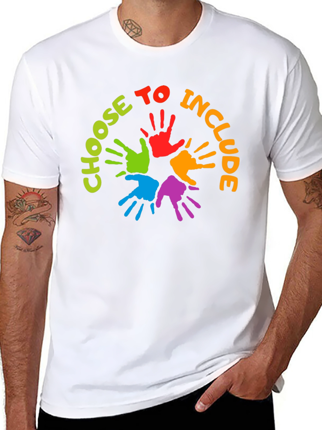 Choose To Include T-Shirt - Diversity & Unity Design