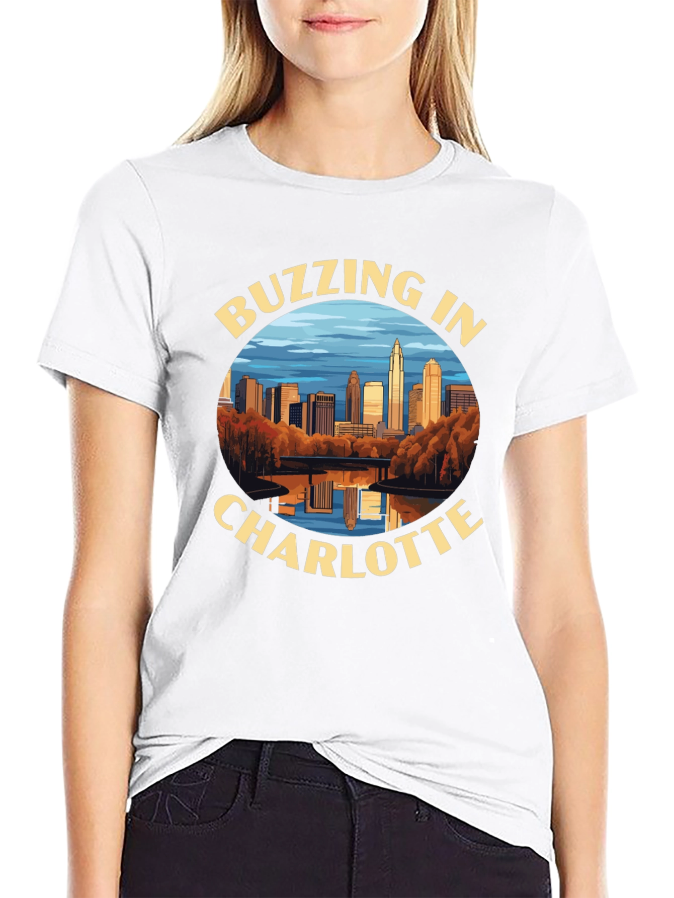 Buzzing in Charlotte Graphic Tee