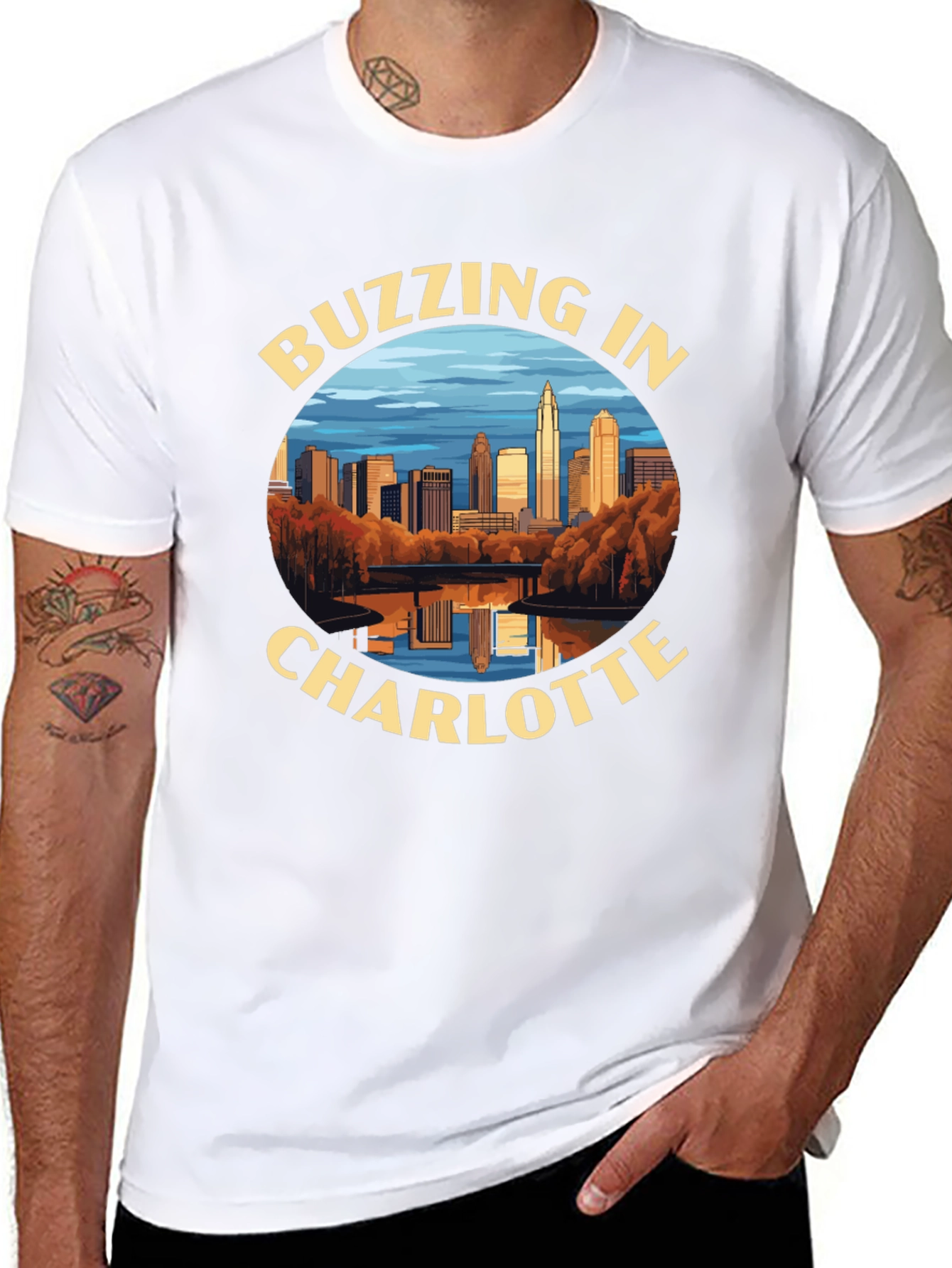Buzzing in Charlotte Graphic Tee