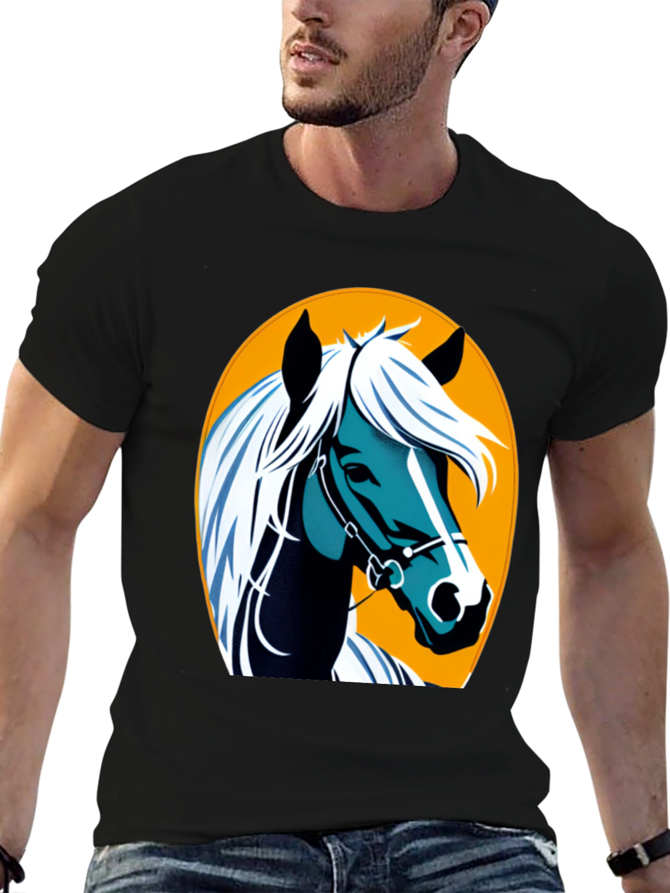 Horse Graphic Tee - Equestrian Style Shirt