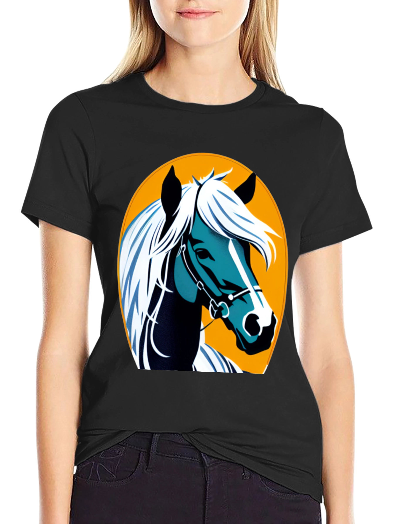 Horse Graphic Tee - Equestrian Style Shirt