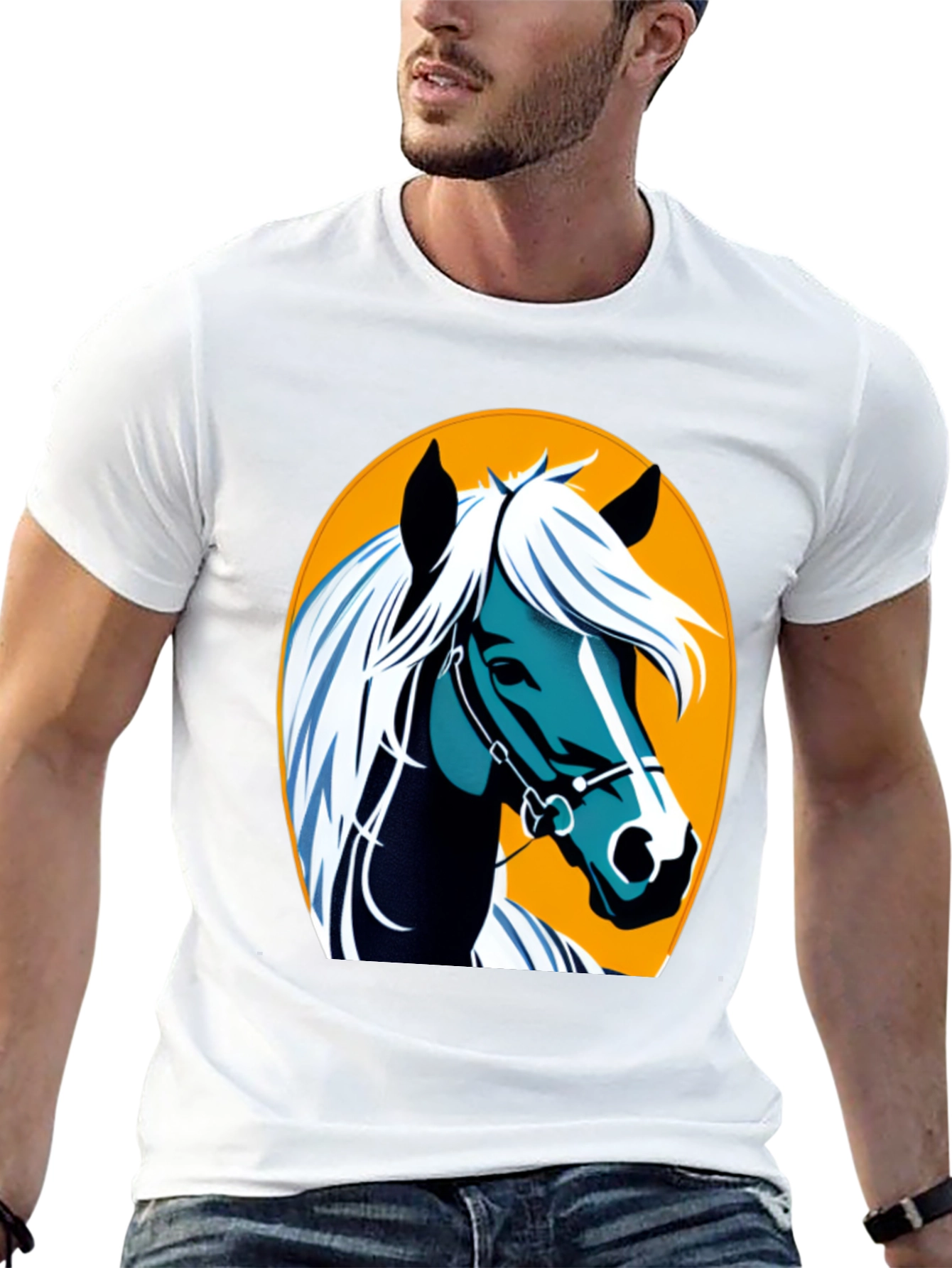 Horse Graphic Tee - Equestrian Style Shirt