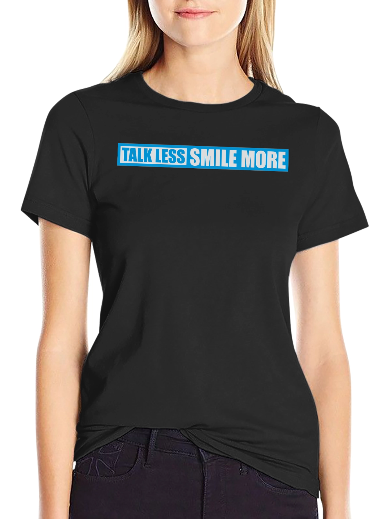 Talk Less Smile More Graphic T-Shirt