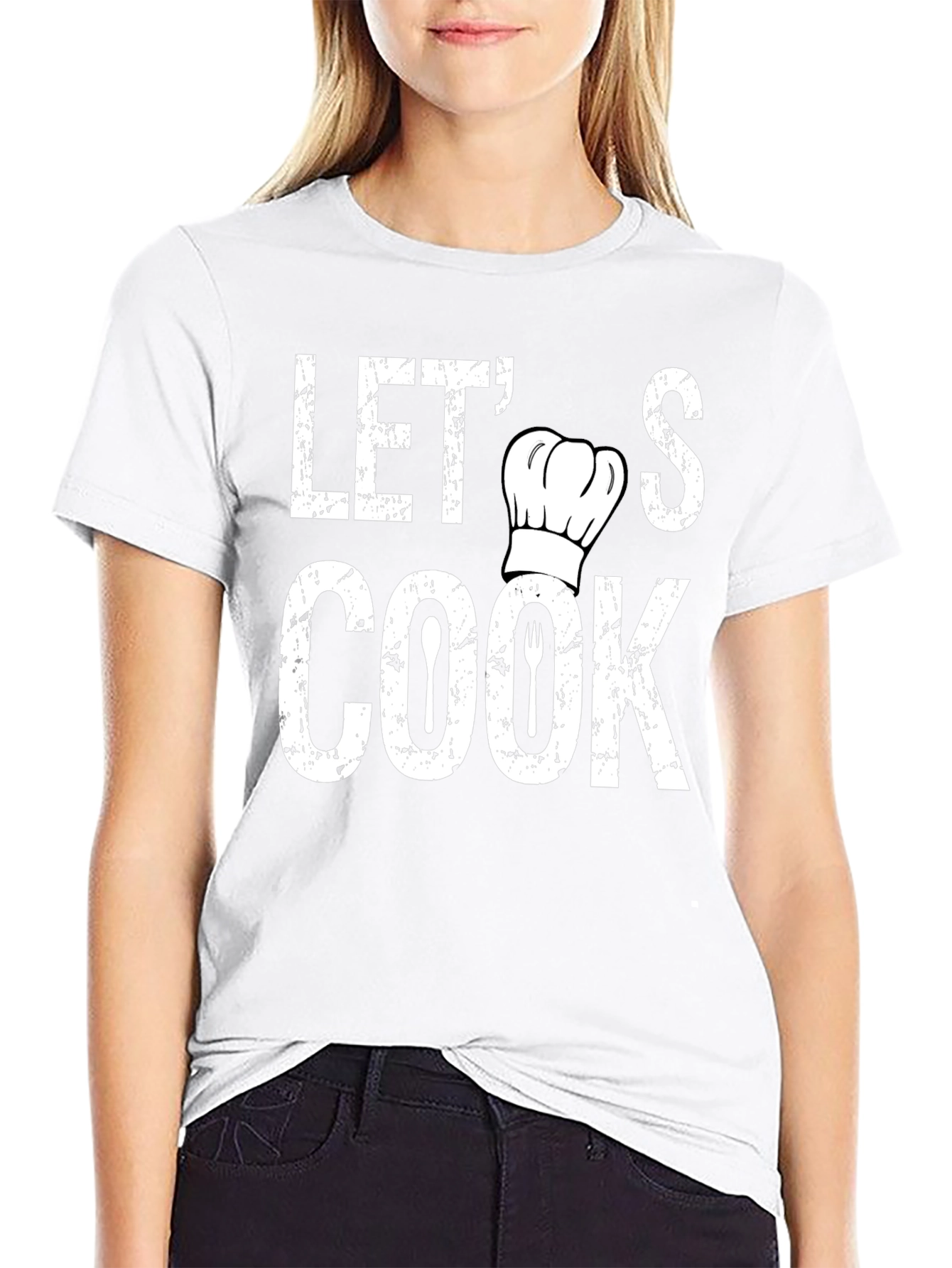 Lets Cook Chef Hat T-Shirt