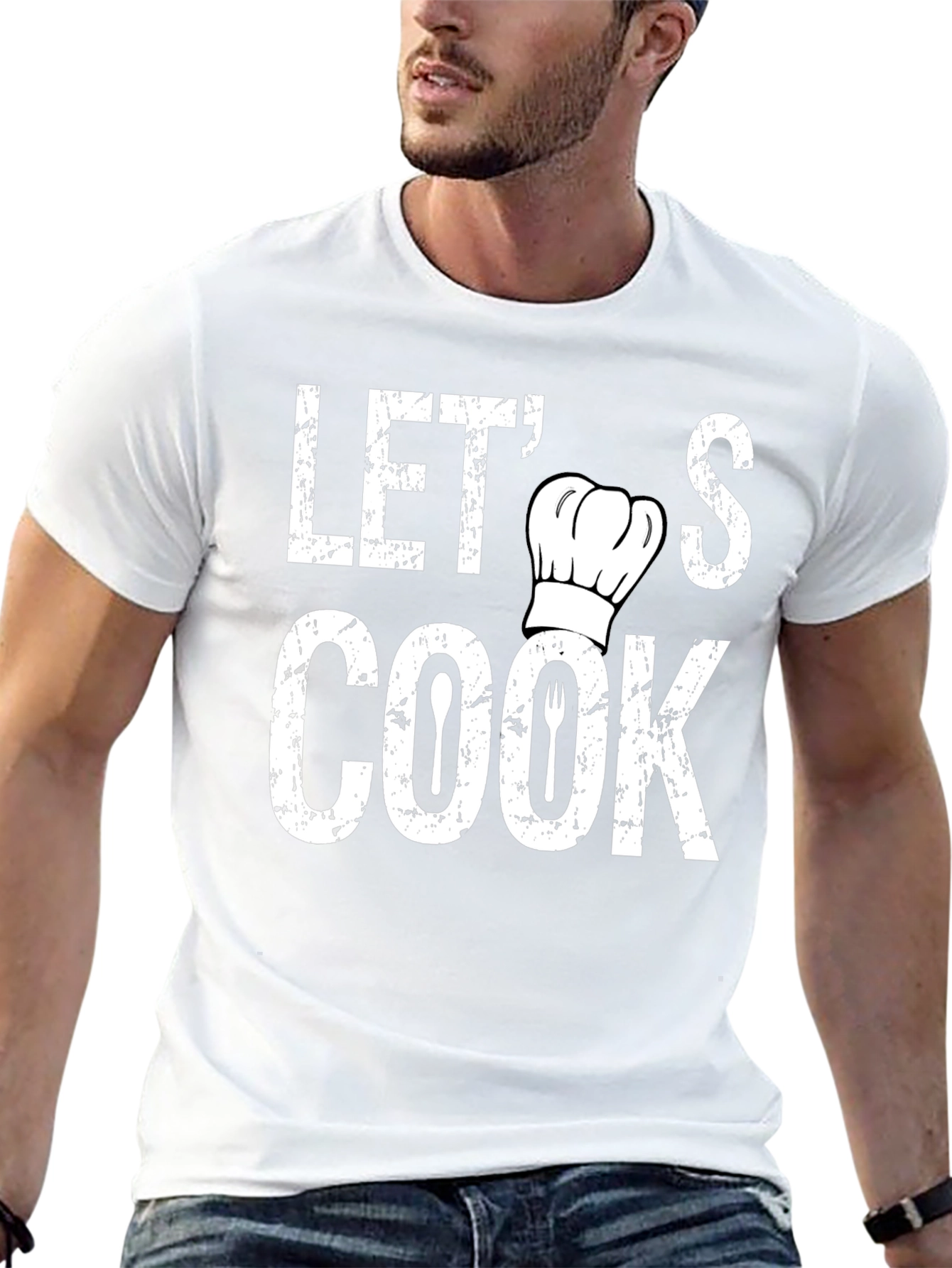 Lets Cook Chef Hat T-Shirt