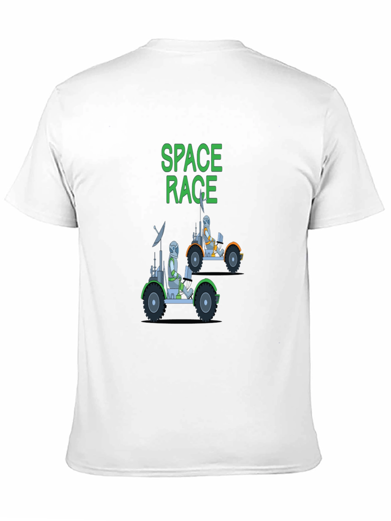 Space Race Graphic T-Shirt - Retro Design