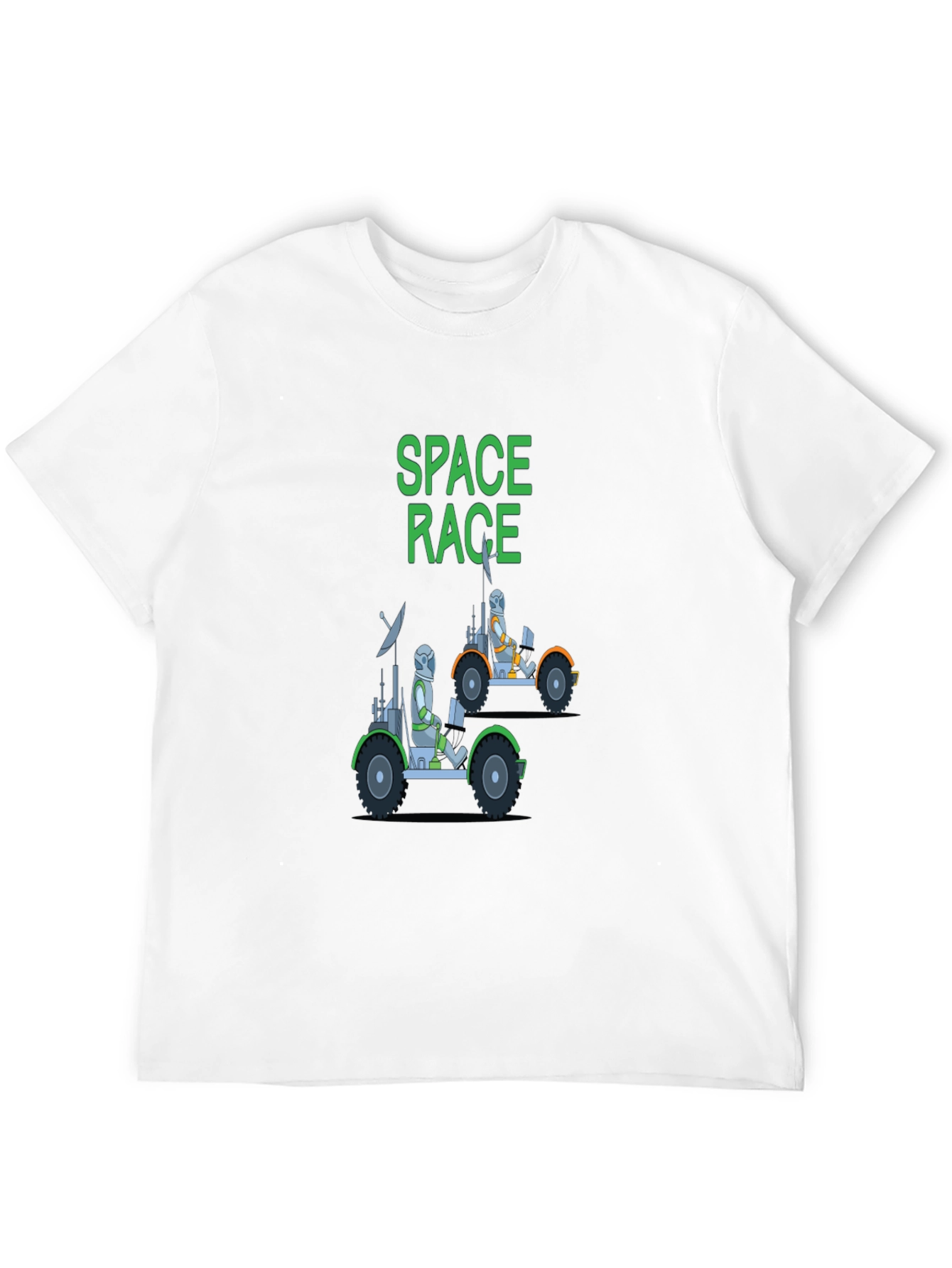 Space Race Graphic T-Shirt - Retro Design