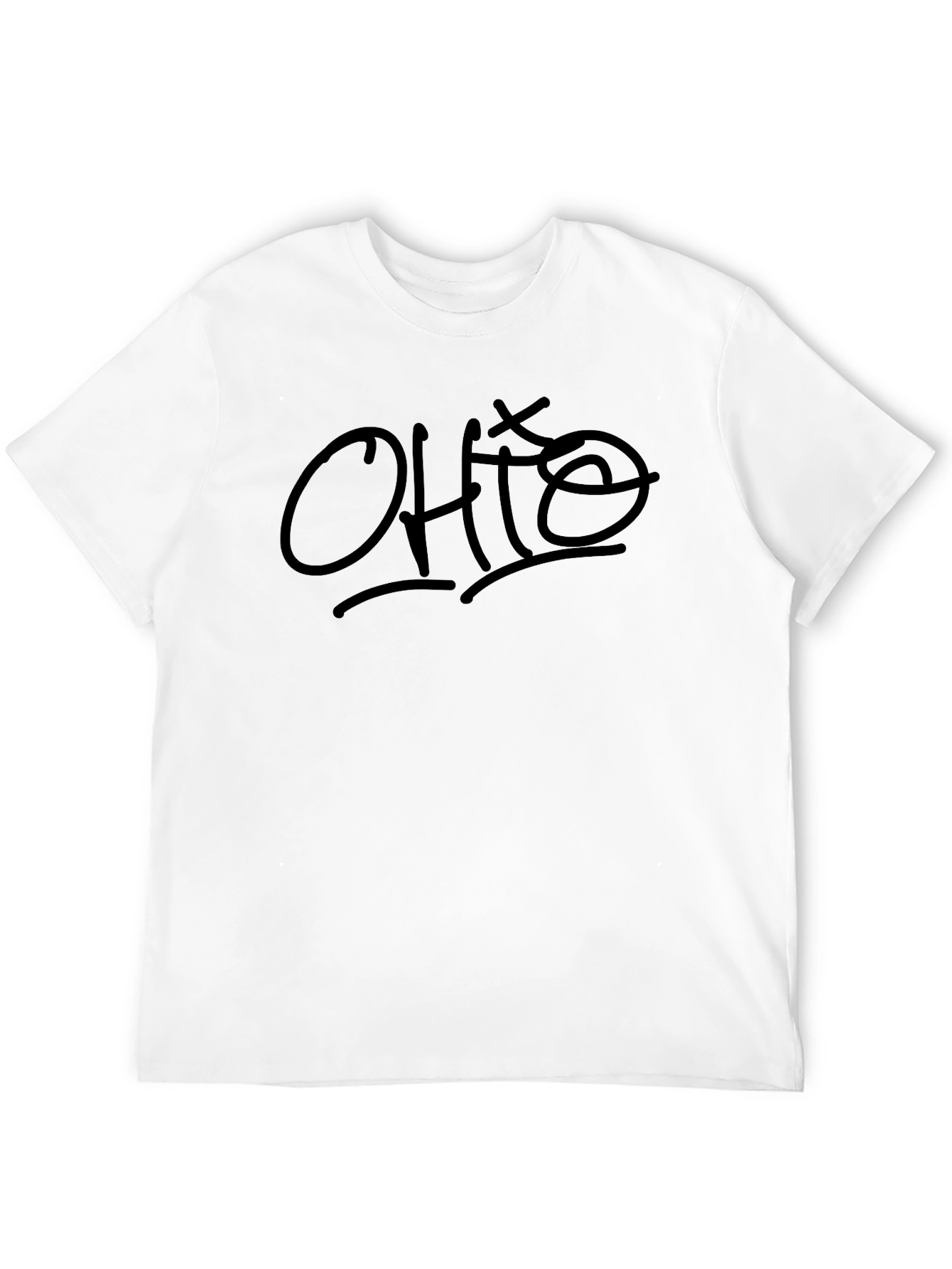 Ohio Script Black Tee - Casual Style