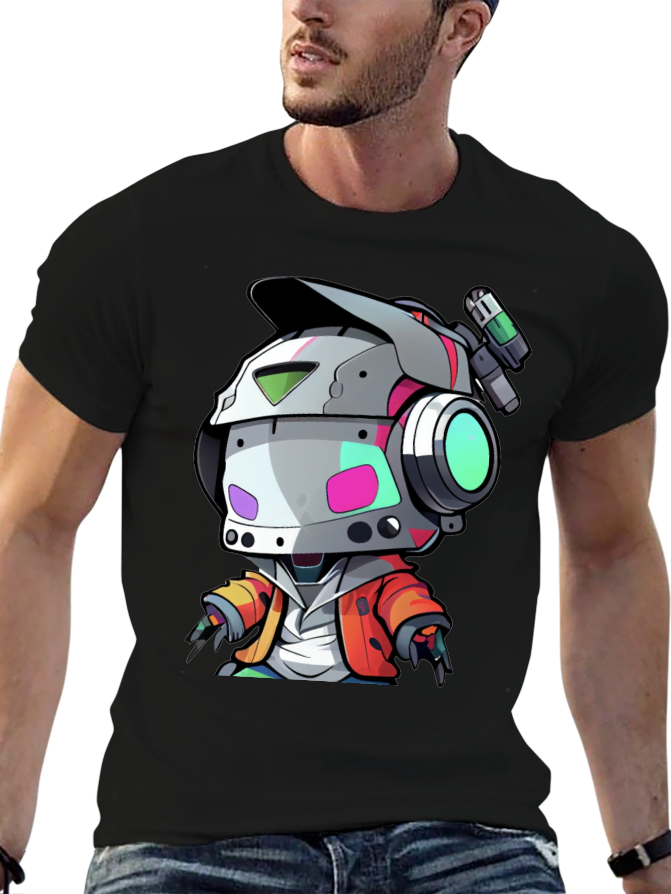 Robot Character Graphic Tee