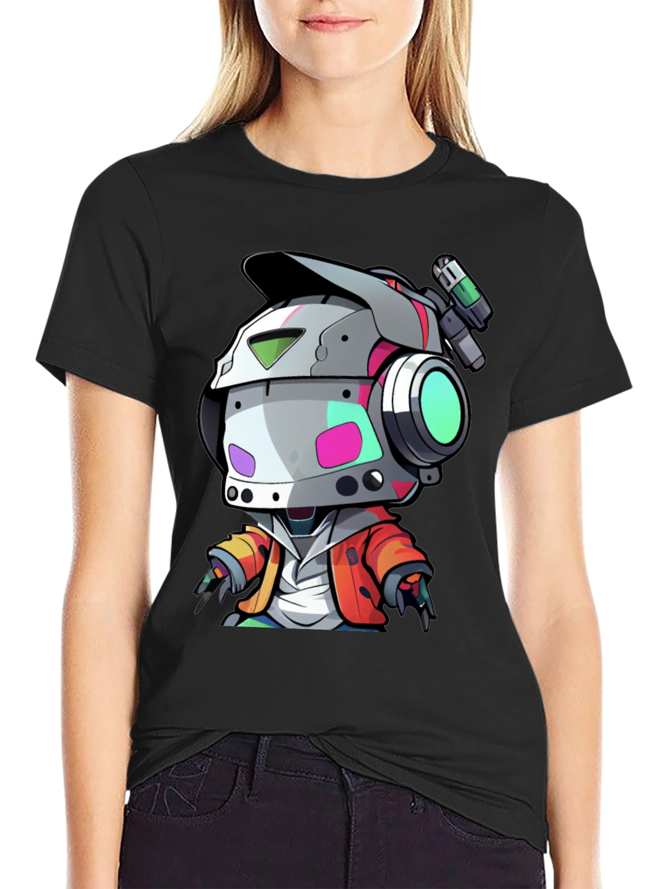 Robot Character Graphic Tee
