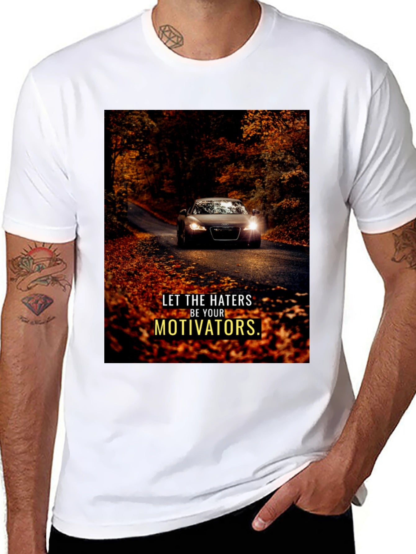 Motivational Car Graphic T-Shirt