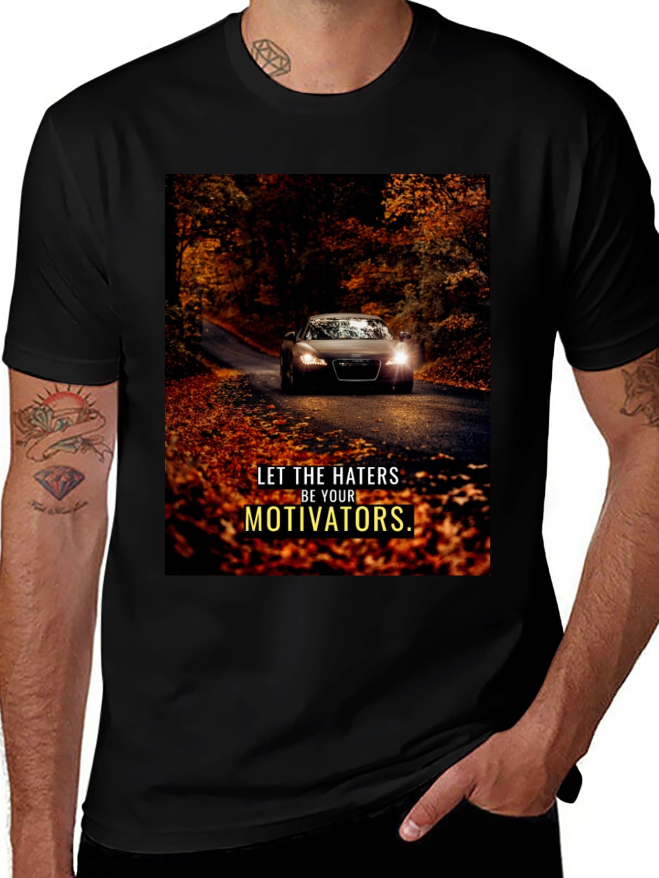 Motivational Car Graphic T-Shirt